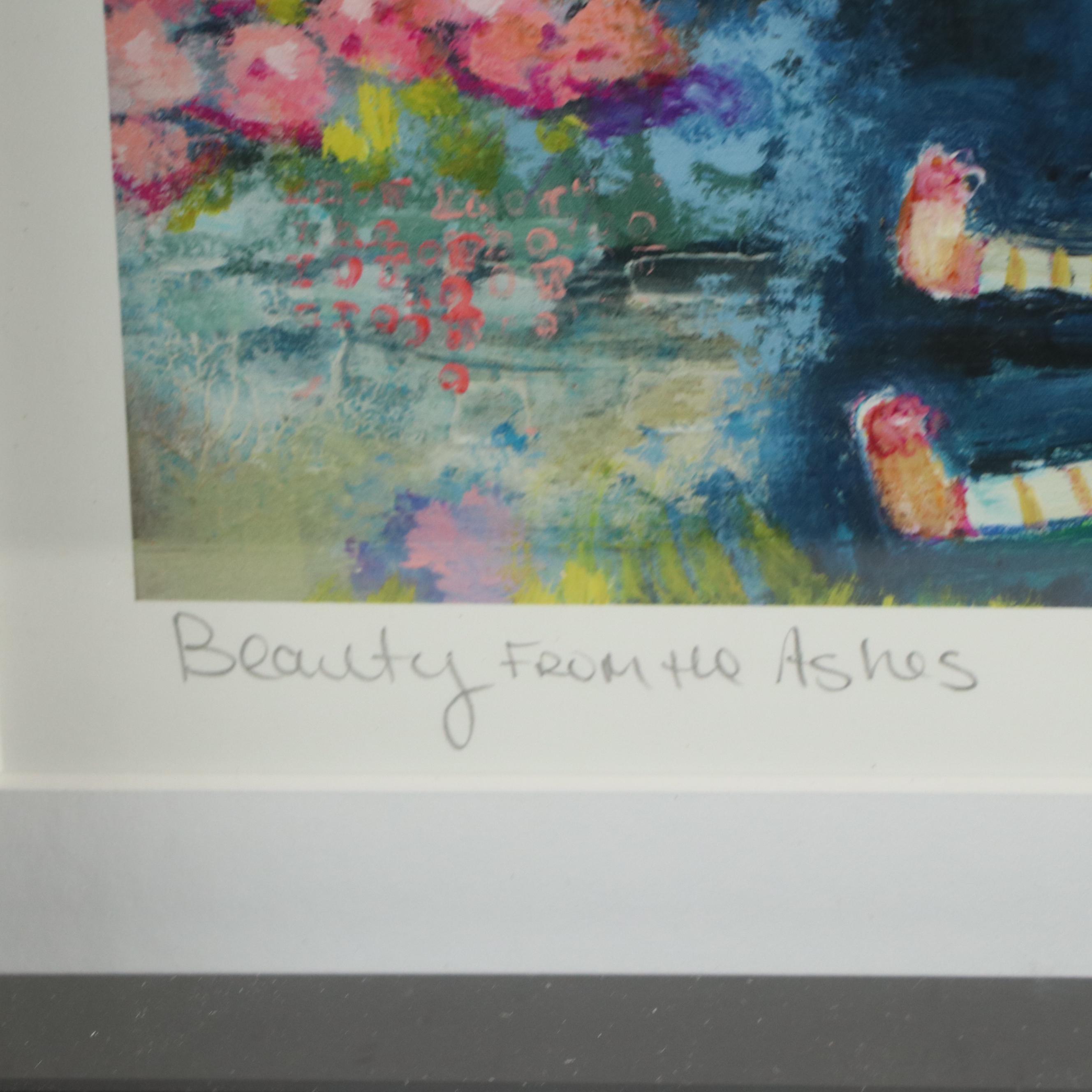 Mindy Lacefield Giclée "Beauty From the Ashes," 21st Century