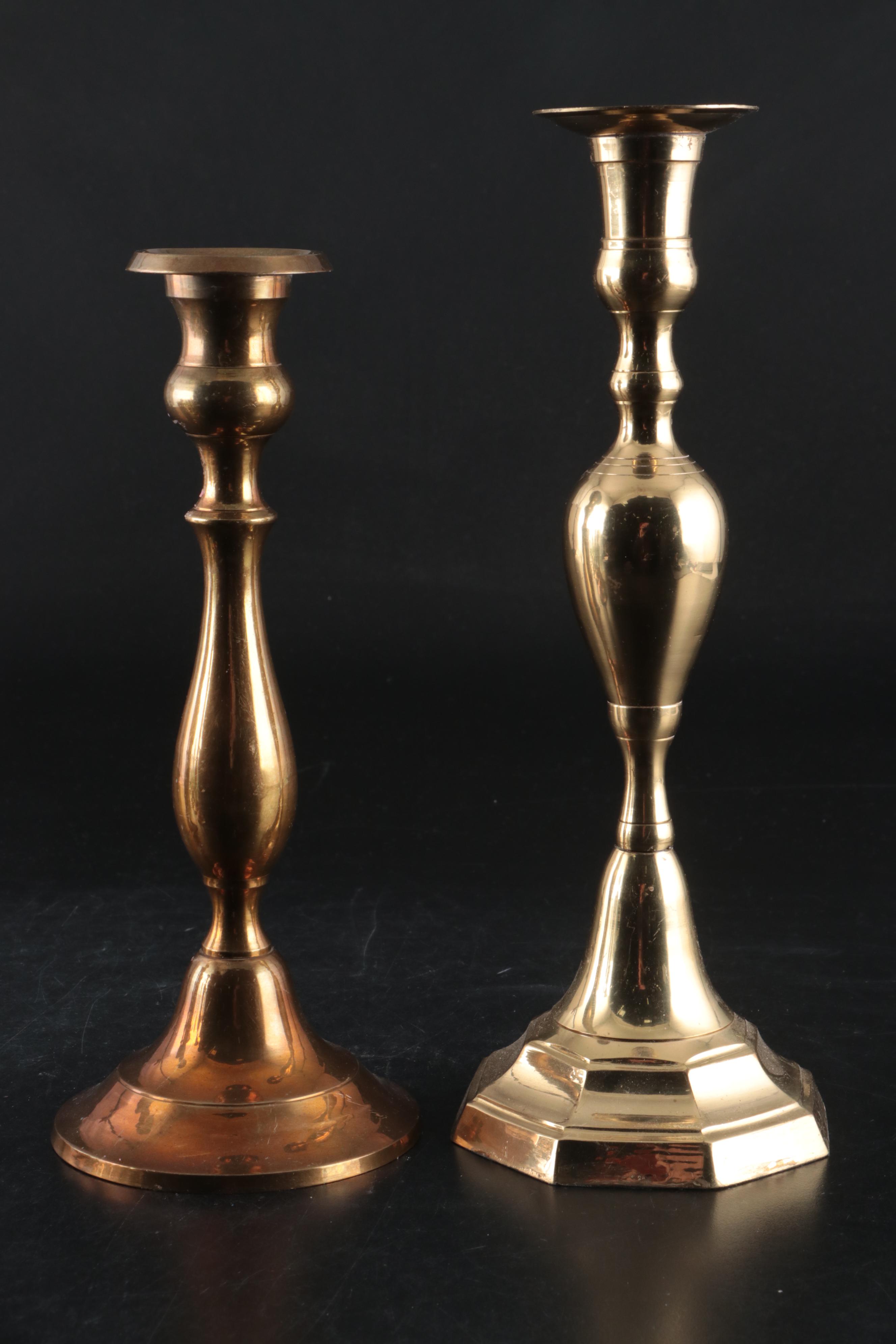 Gatco, Z Gallerie, and More Brass Candlesticks and Bell