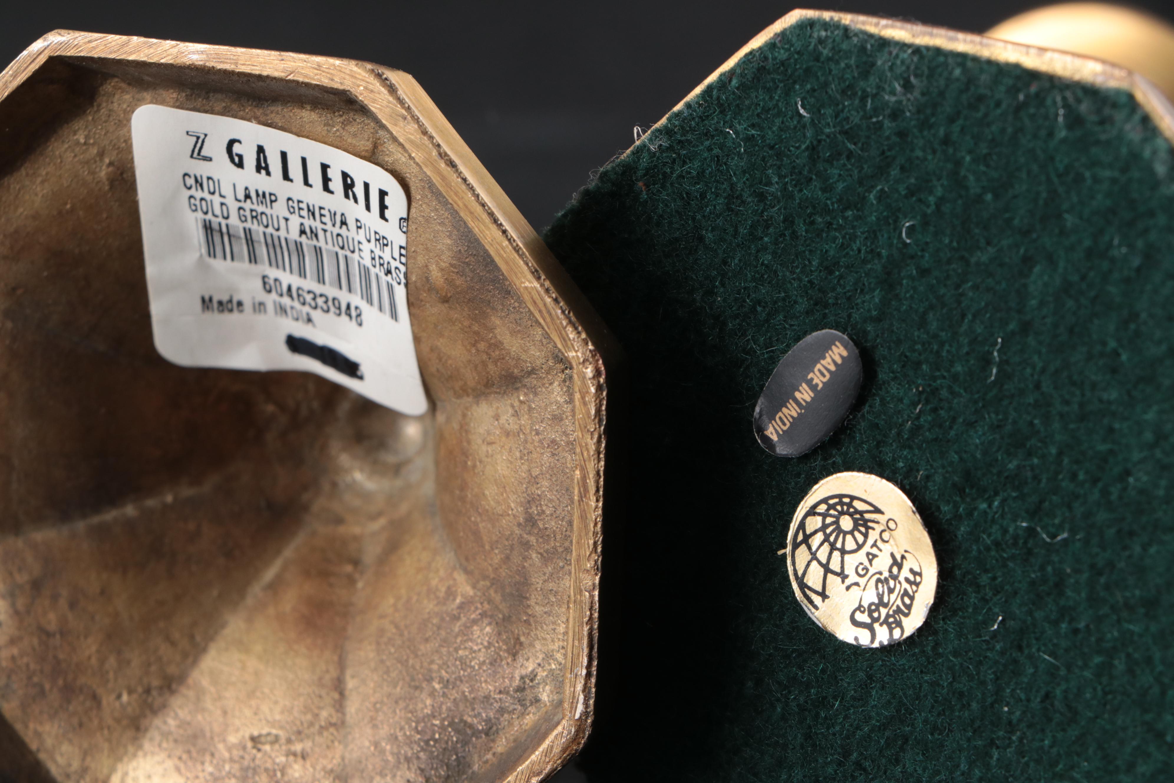 Gatco, Z Gallerie, and More Brass Candlesticks and Bell