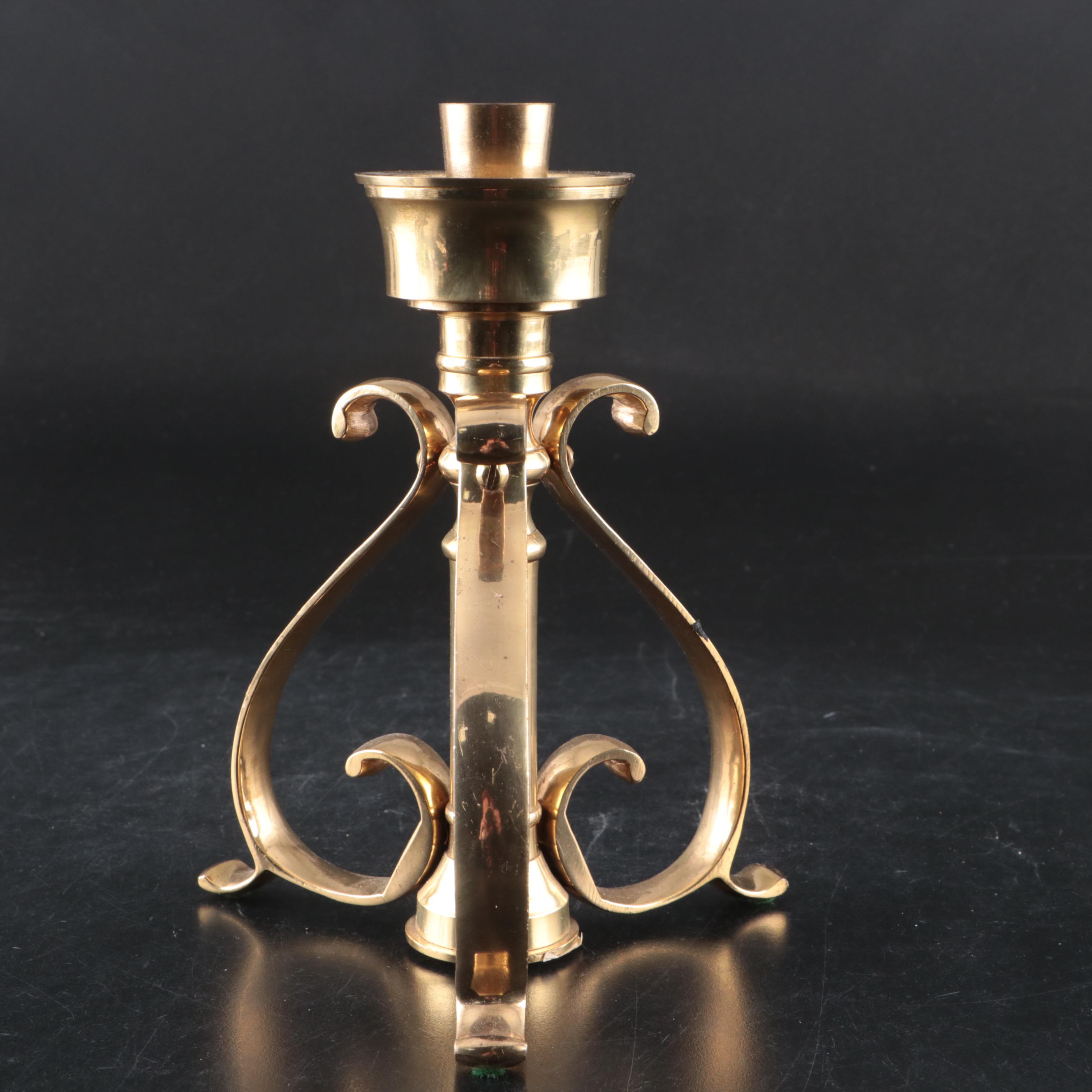 Gatco, Z Gallerie, and More Brass Candlesticks and Bell