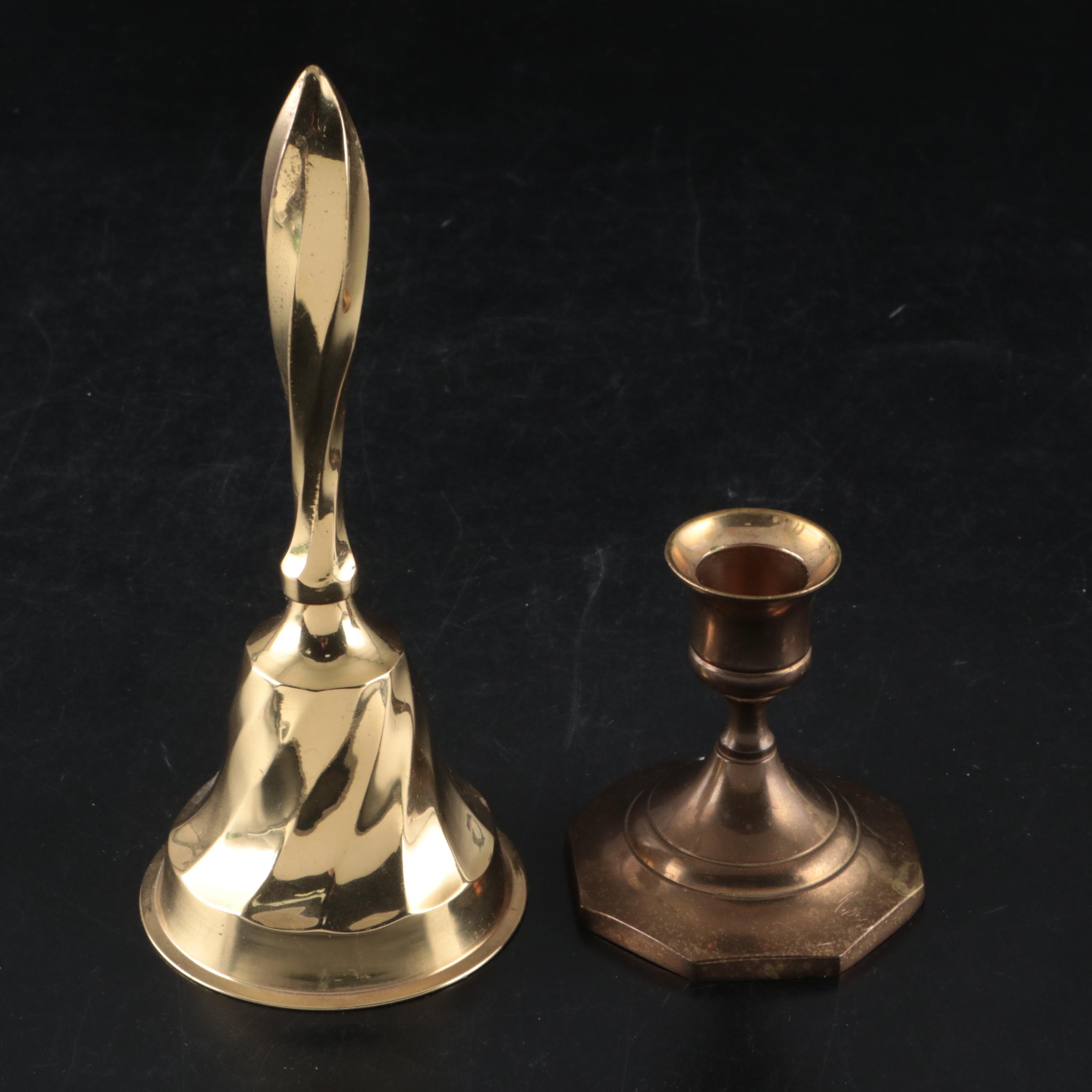 Gatco, Z Gallerie, and More Brass Candlesticks and Bell