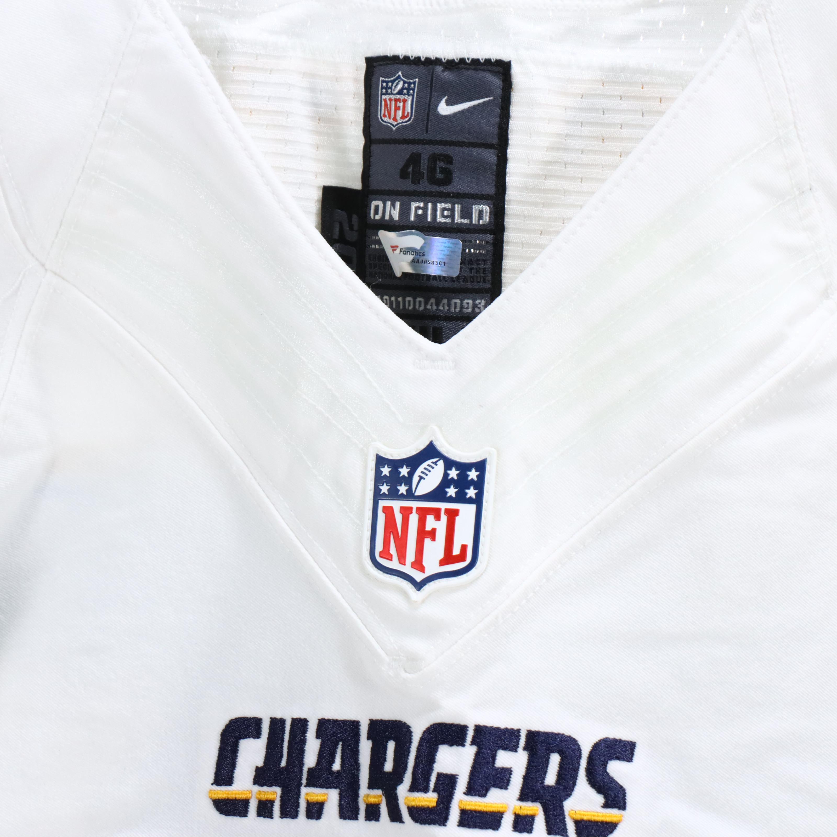 Trevor Williams with Other Player Issued Los Angeles Chargers Jerseys, Fanatics
