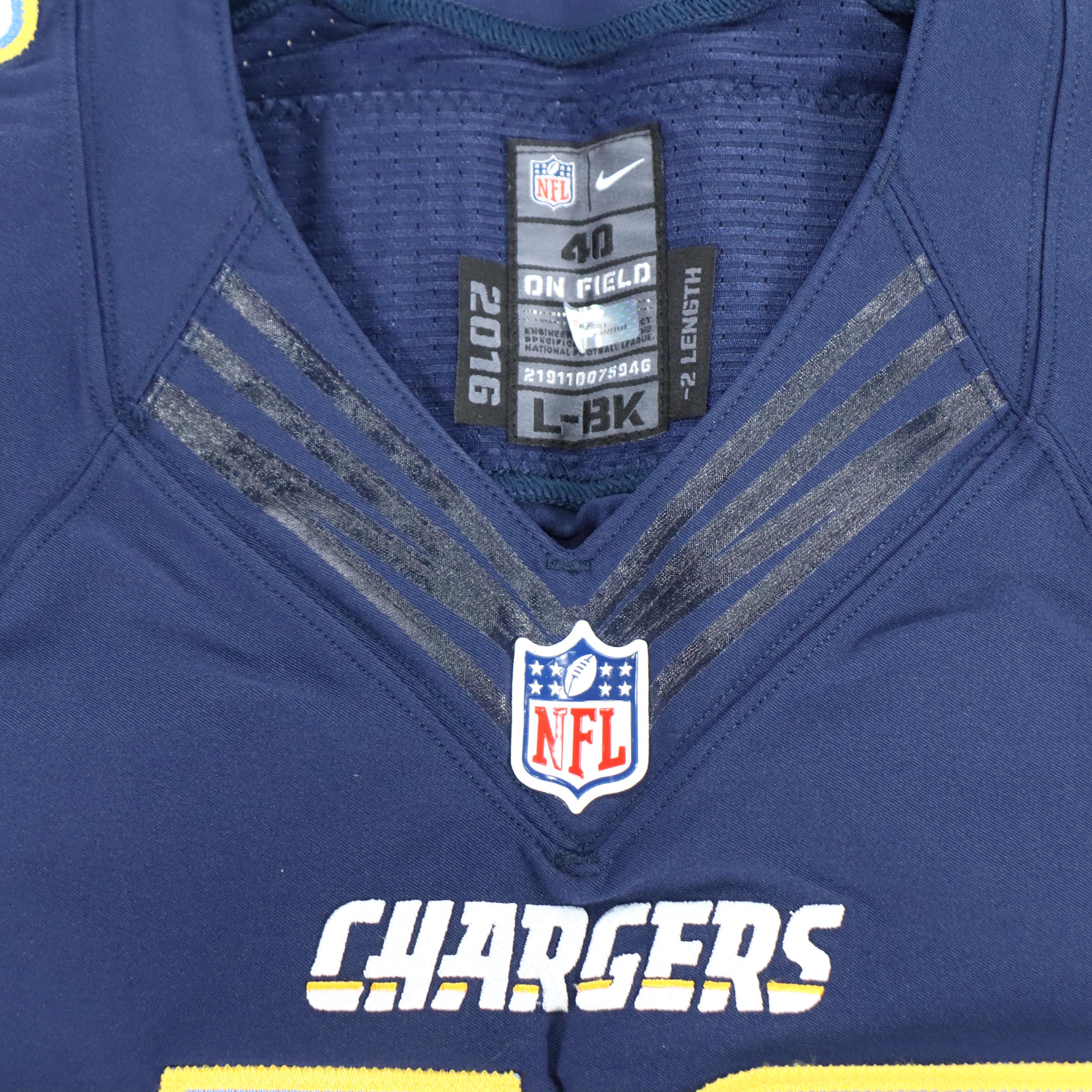 Trevor Williams with Other Player Issued Los Angeles Chargers Jerseys, Fanatics