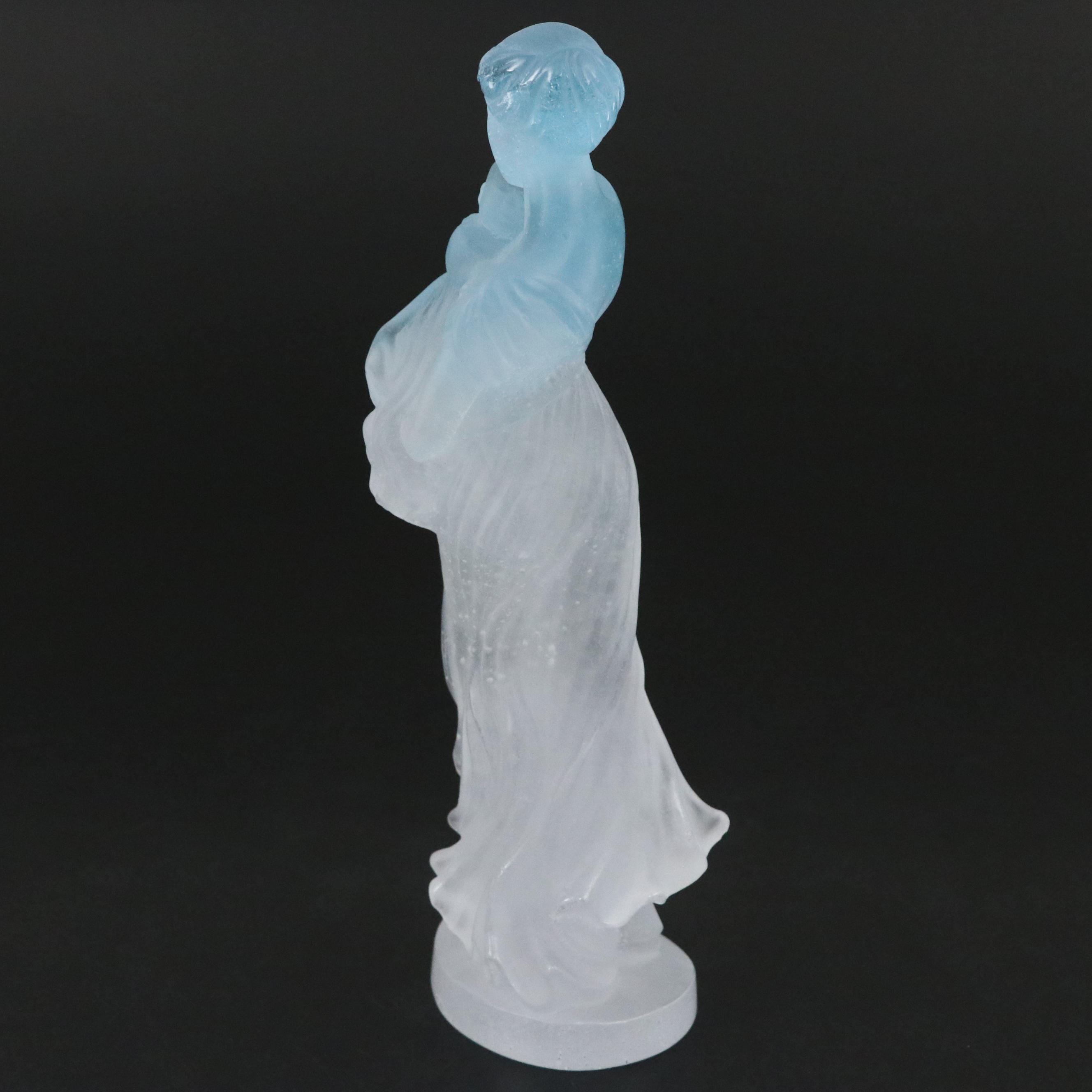 Daum Pâte de Verre "La Mere et l'Enfant" Glass Sculpture