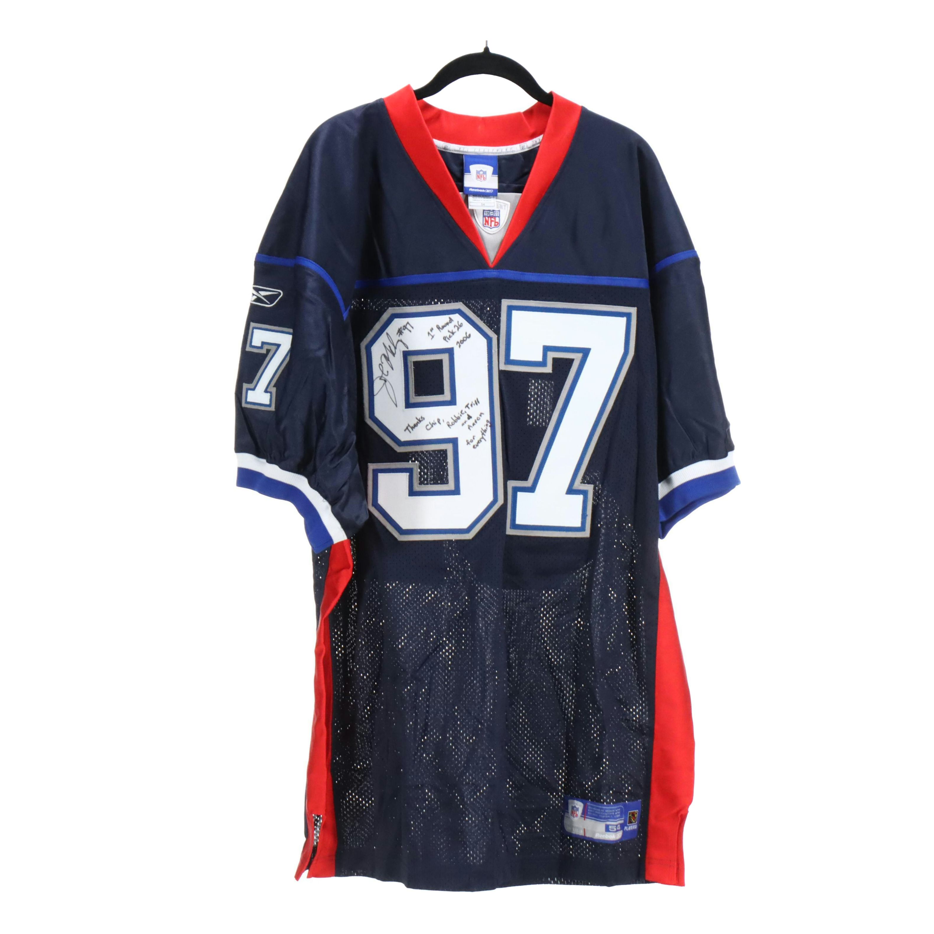 John McCargo Signed and Player Issued Buffalo Bills Reebok Football Jersey