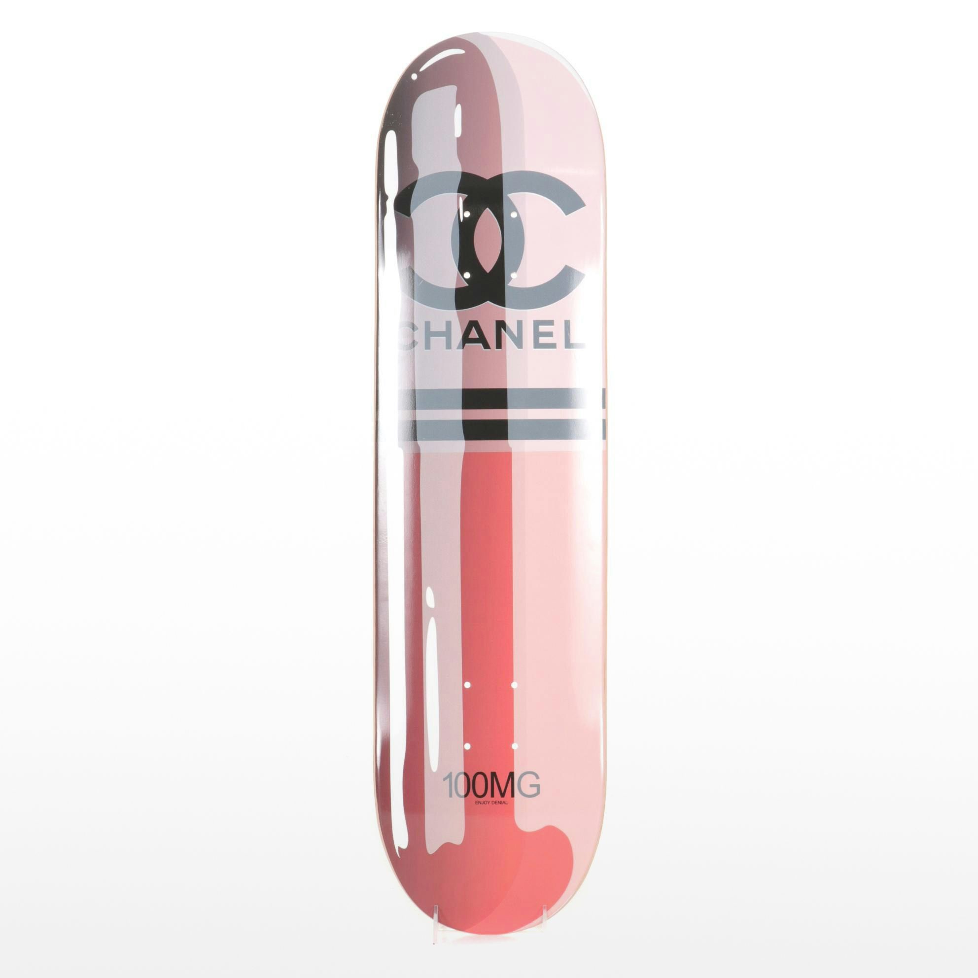 DENIAL x 1xRUN "Chanel Pill III - Luxury Pills" Skateboard Deck, 2024