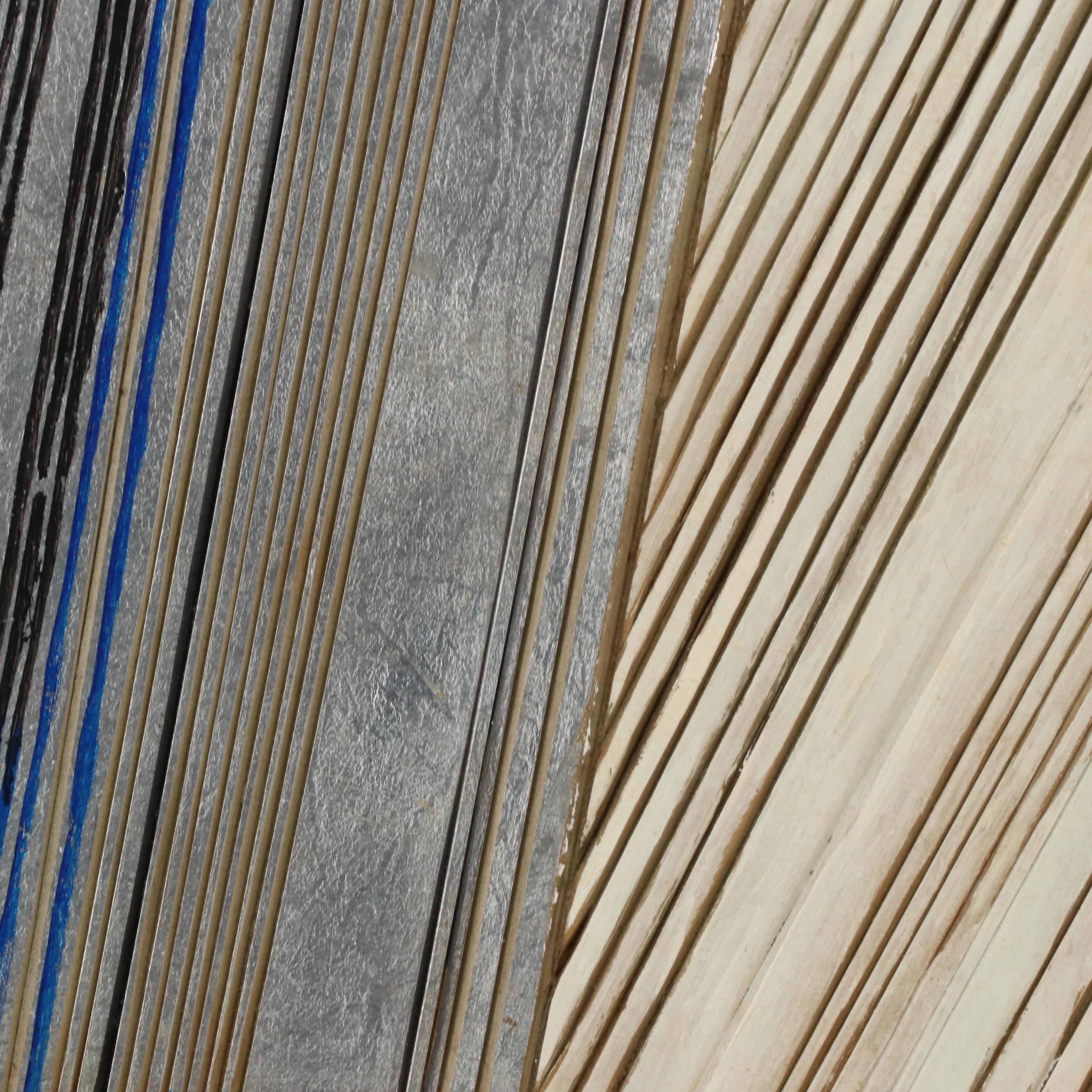 Leonard Maurer Wood Assemblage Relief "Rain," 1965