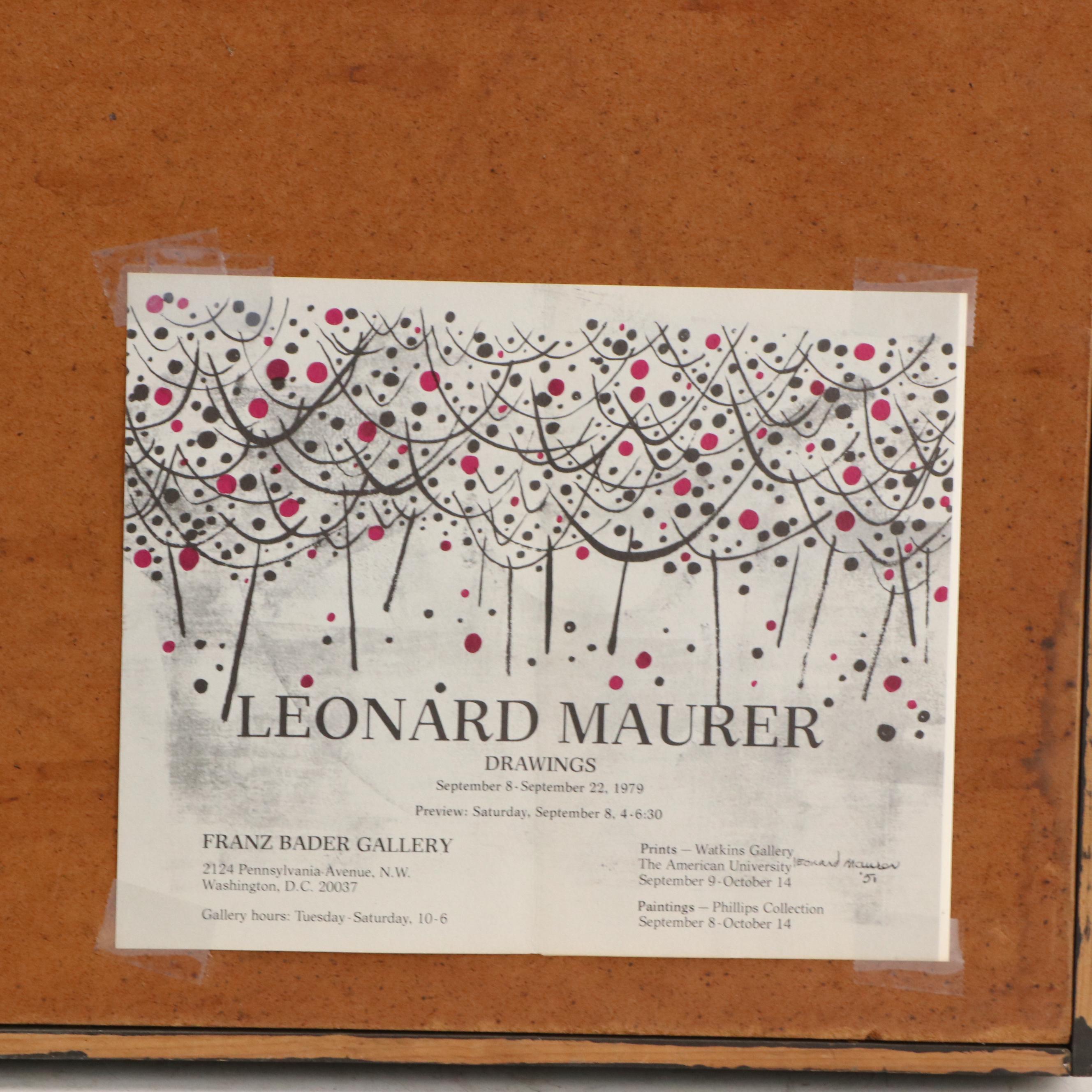 Leonard Maurer Wood Assemblage Relief "Rain," 1965