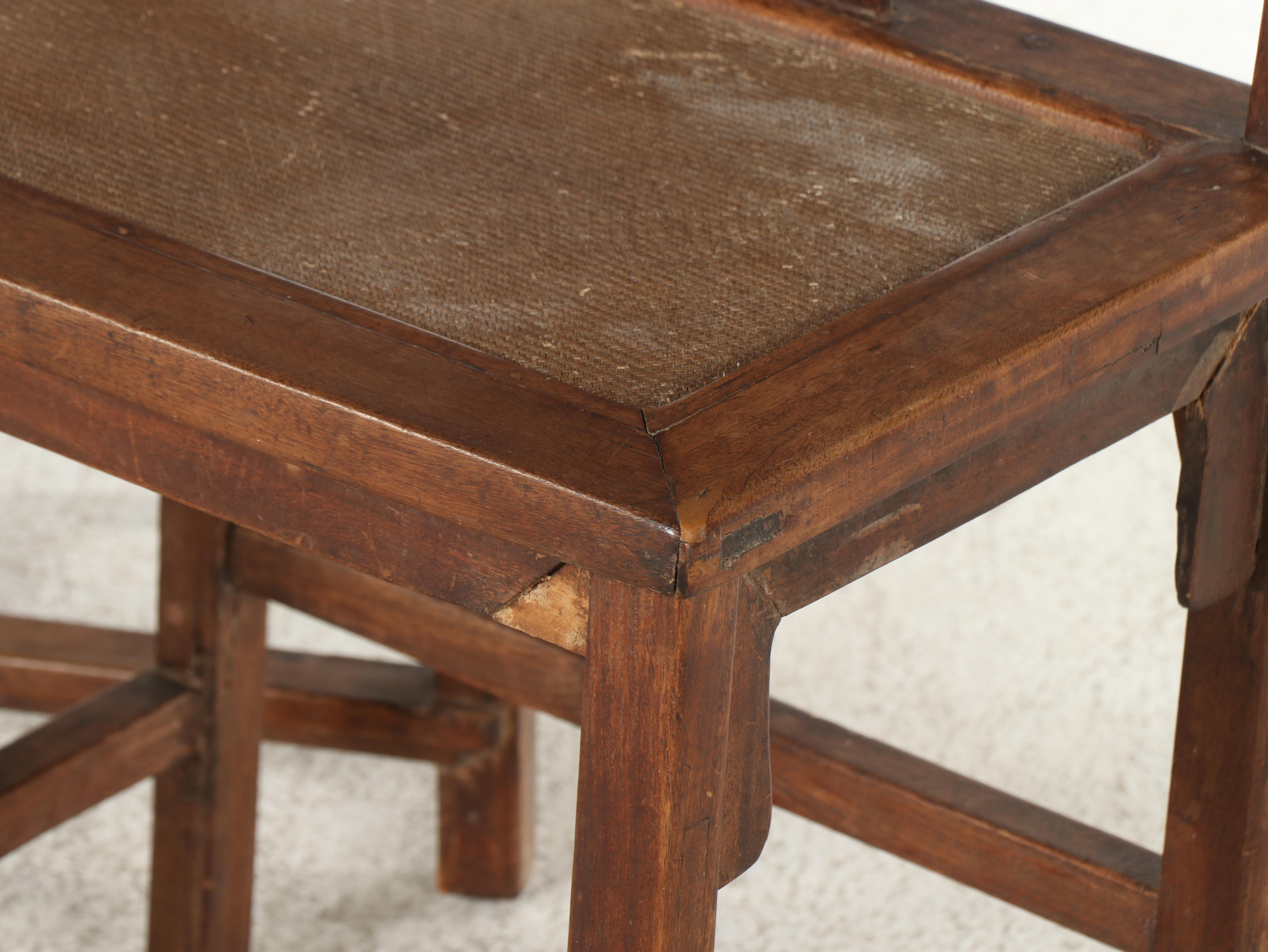 Four Antique Chinese Rosewood Chairs, Qing Dynasty