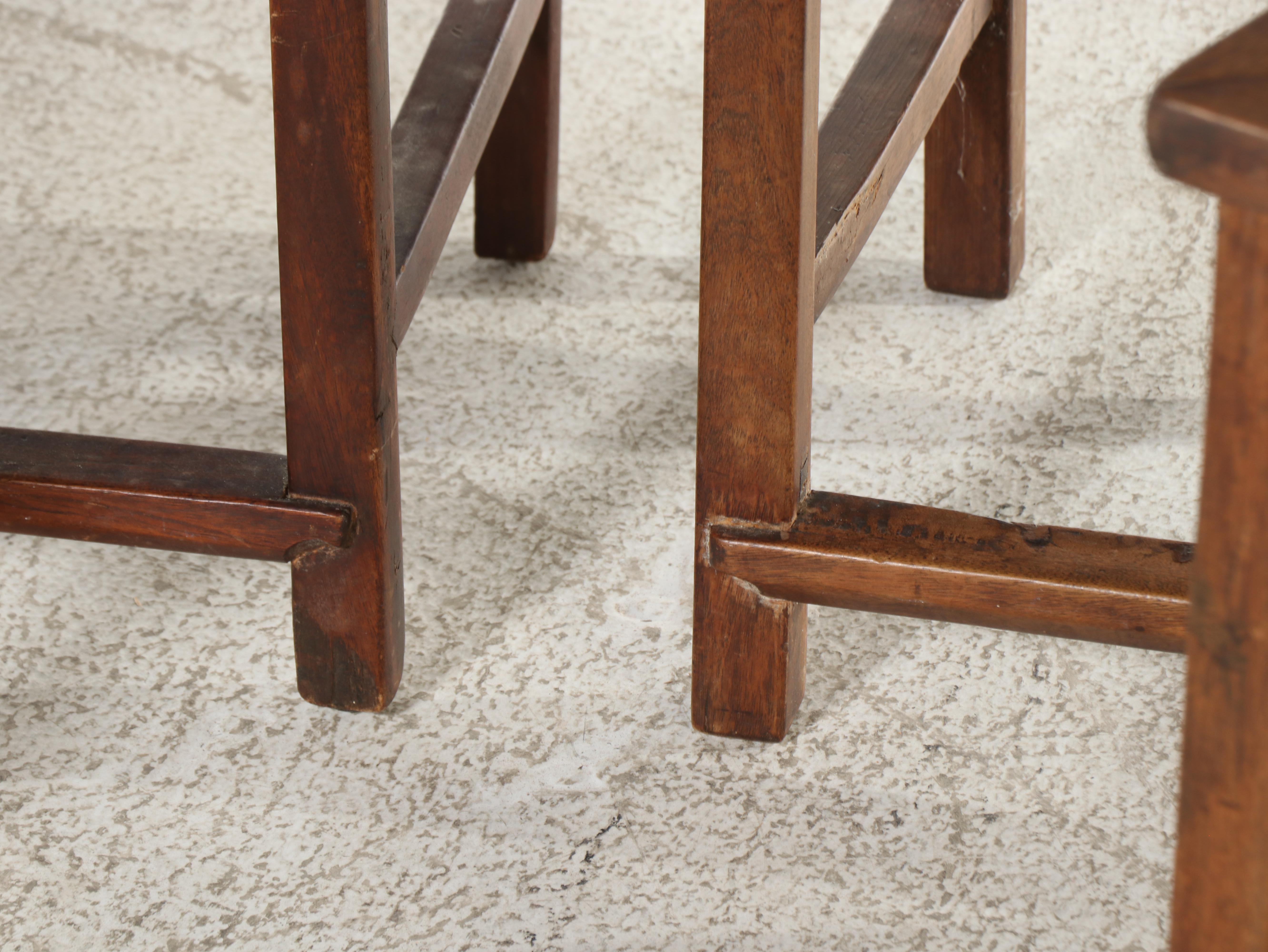 Four Antique Chinese Rosewood Chairs, Qing Dynasty