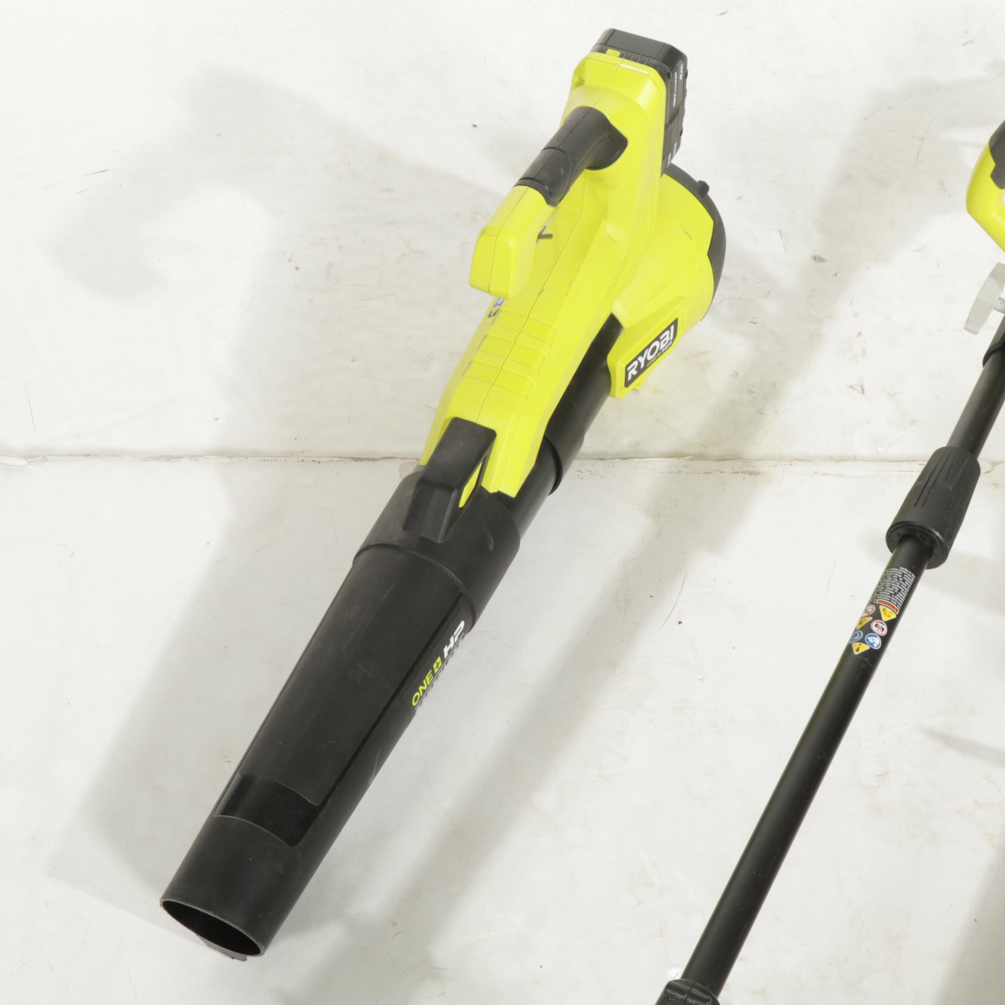 Ryobi Battery Powered Lawn Tools