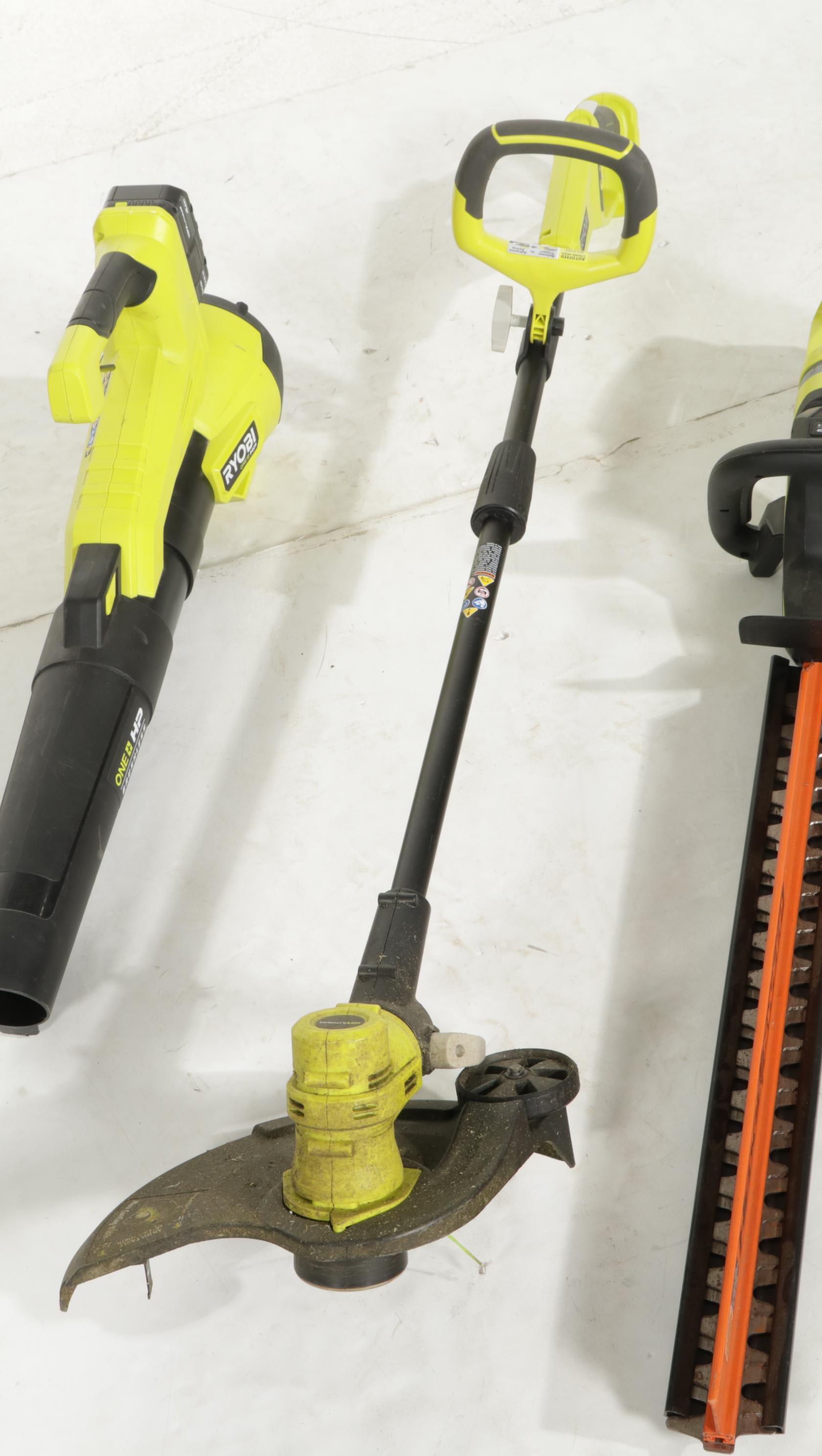 Ryobi Battery Powered Lawn Tools