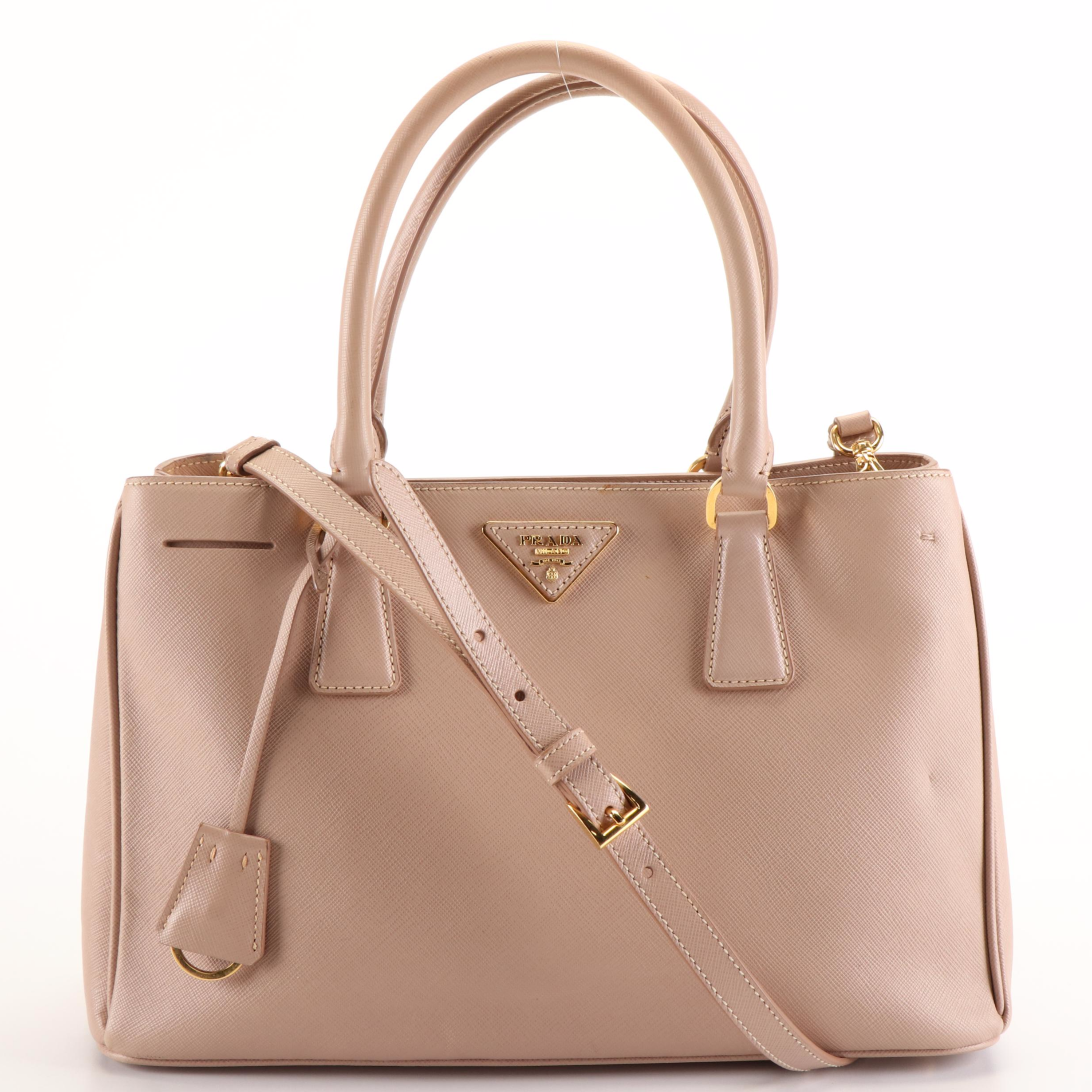 Prada Medium Galleria Tote Bag in Saffiano Lux Leather