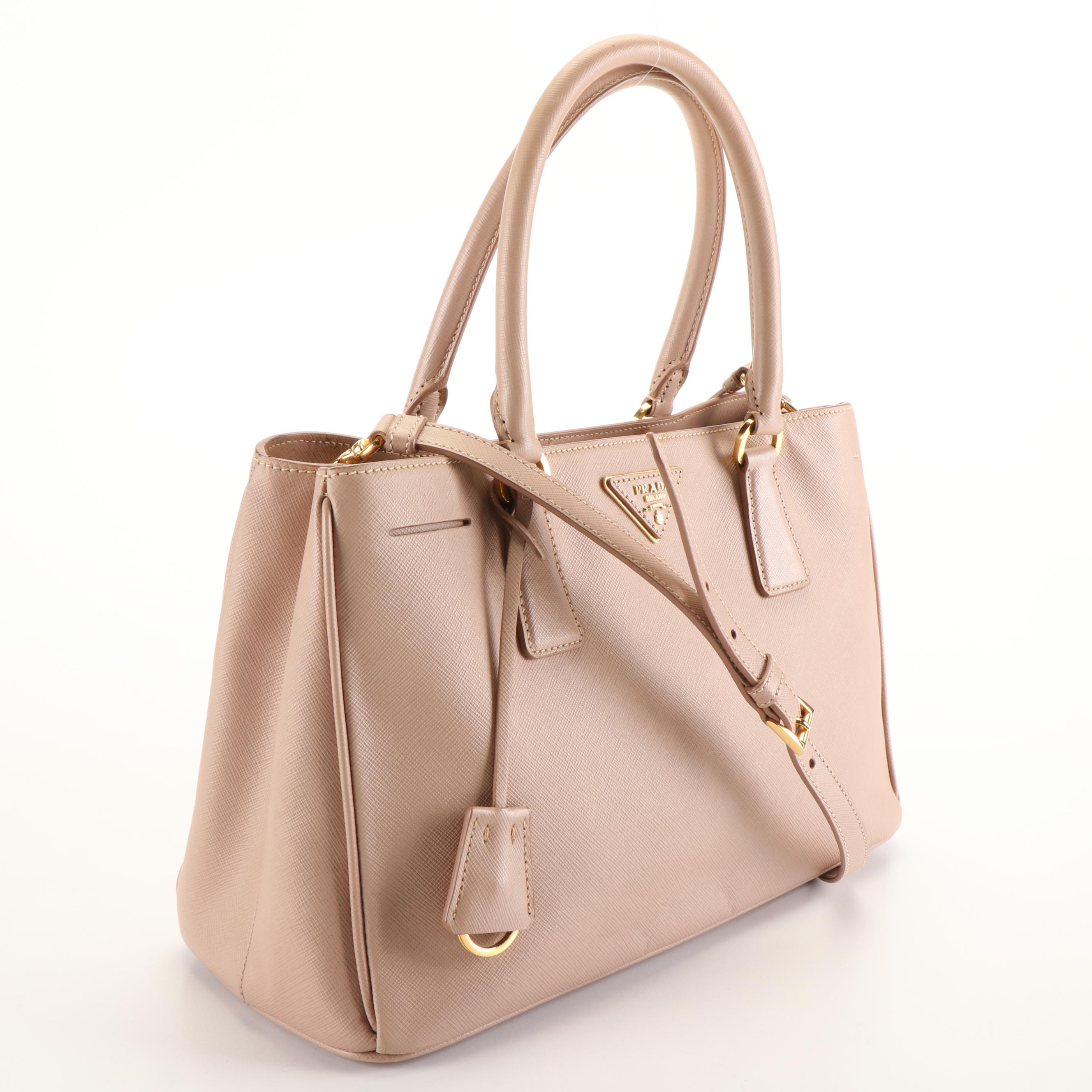 Prada Medium Galleria Tote Bag in Saffiano Lux Leather
