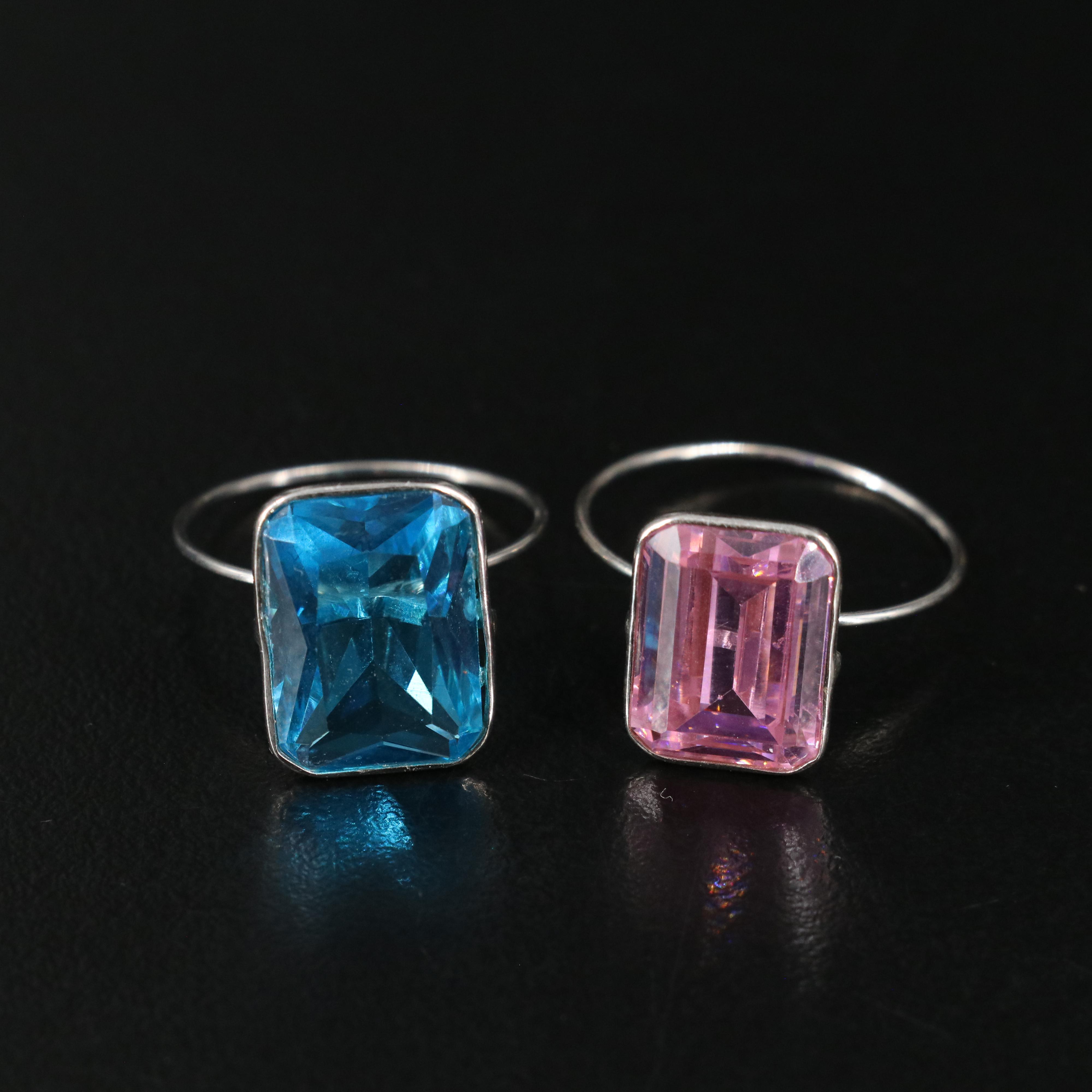 23 Silver Plated Bracelets, Rings, and Pendants