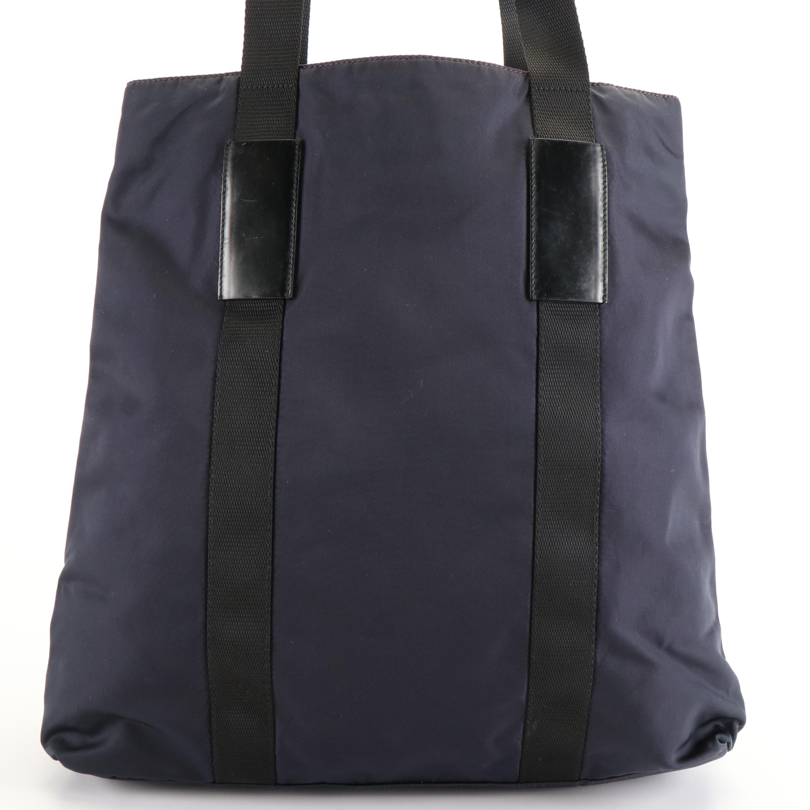 Prada Shoulder Tote Bag in Tessuto Nylon