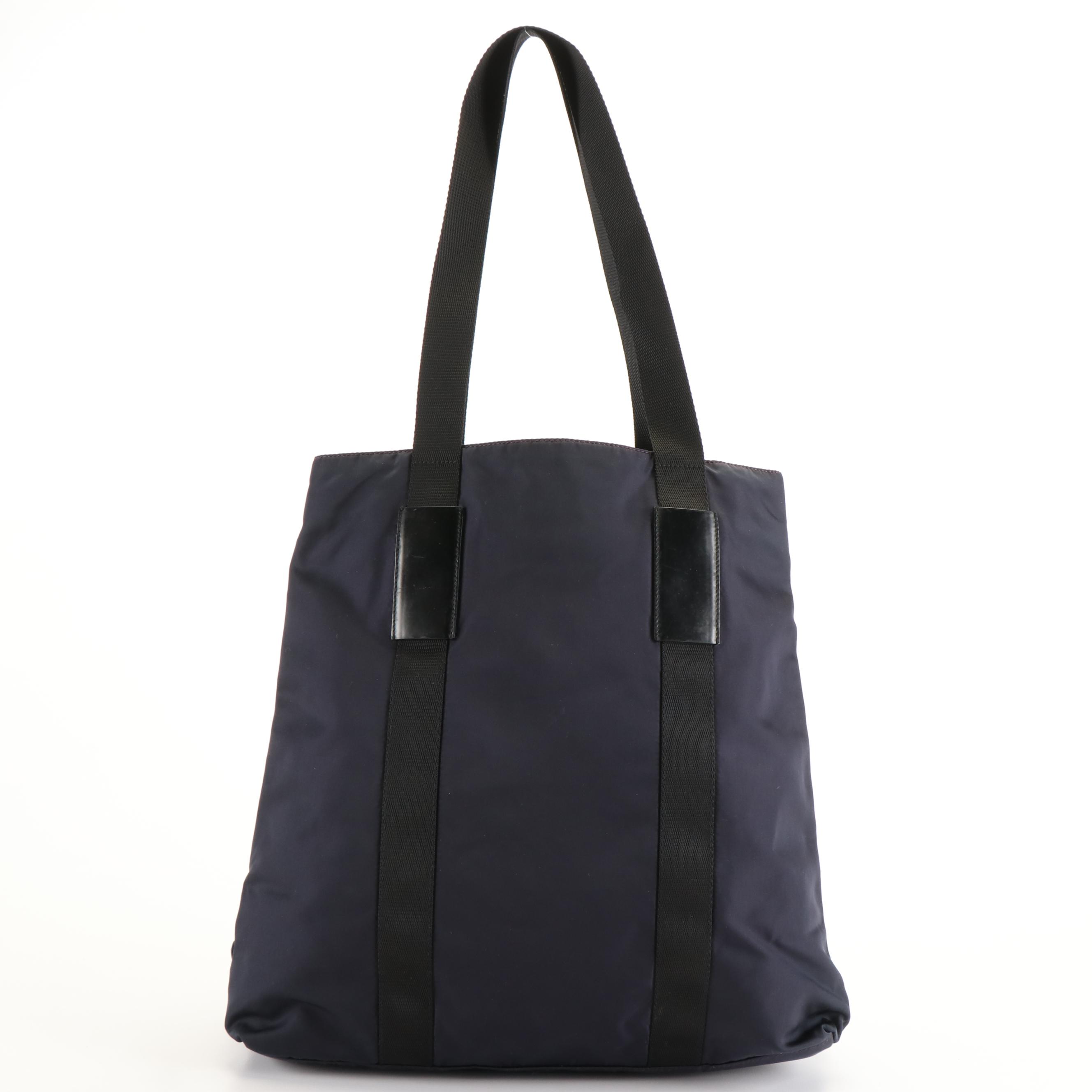 Prada Shoulder Tote Bag in Tessuto Nylon
