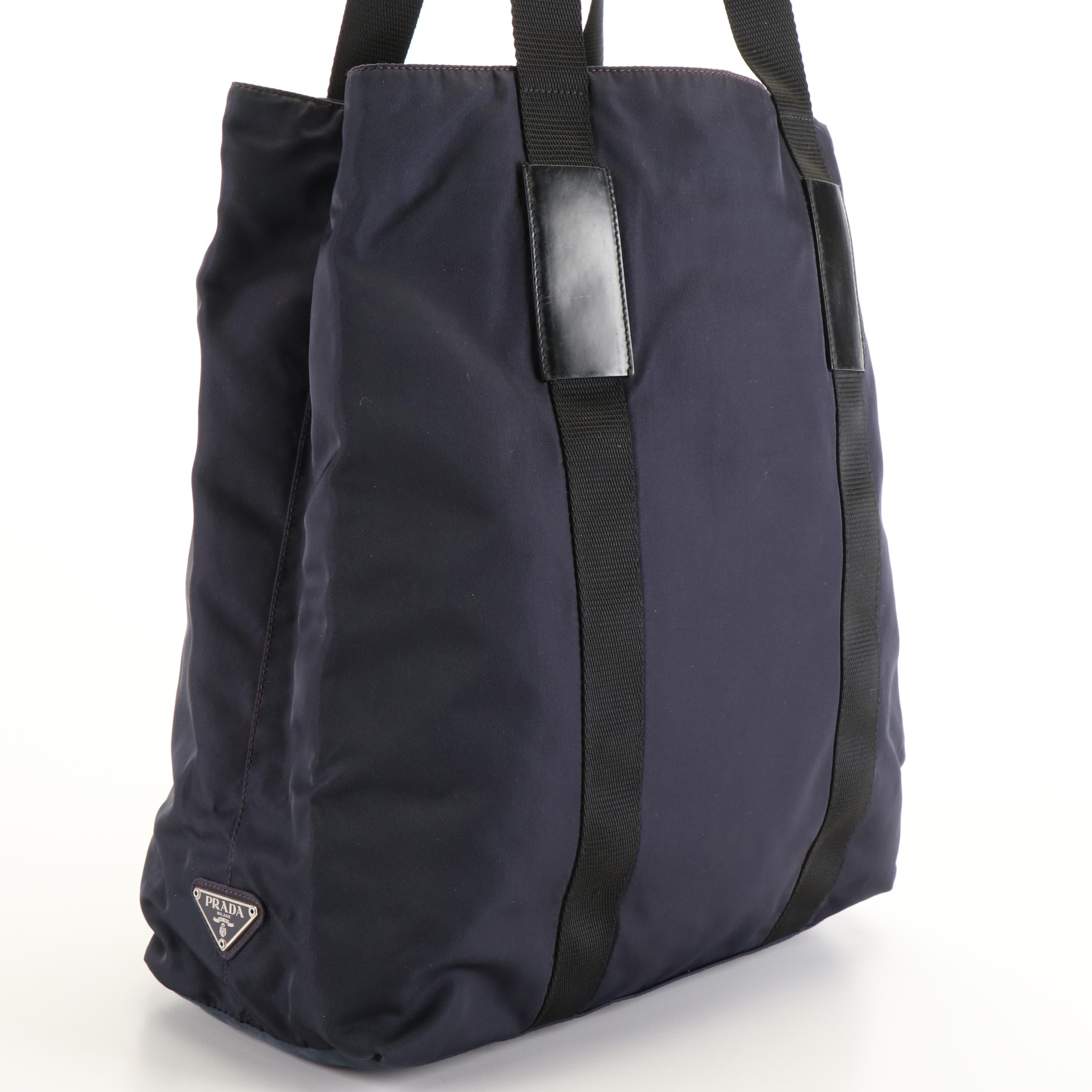 Prada Shoulder Tote Bag in Tessuto Nylon