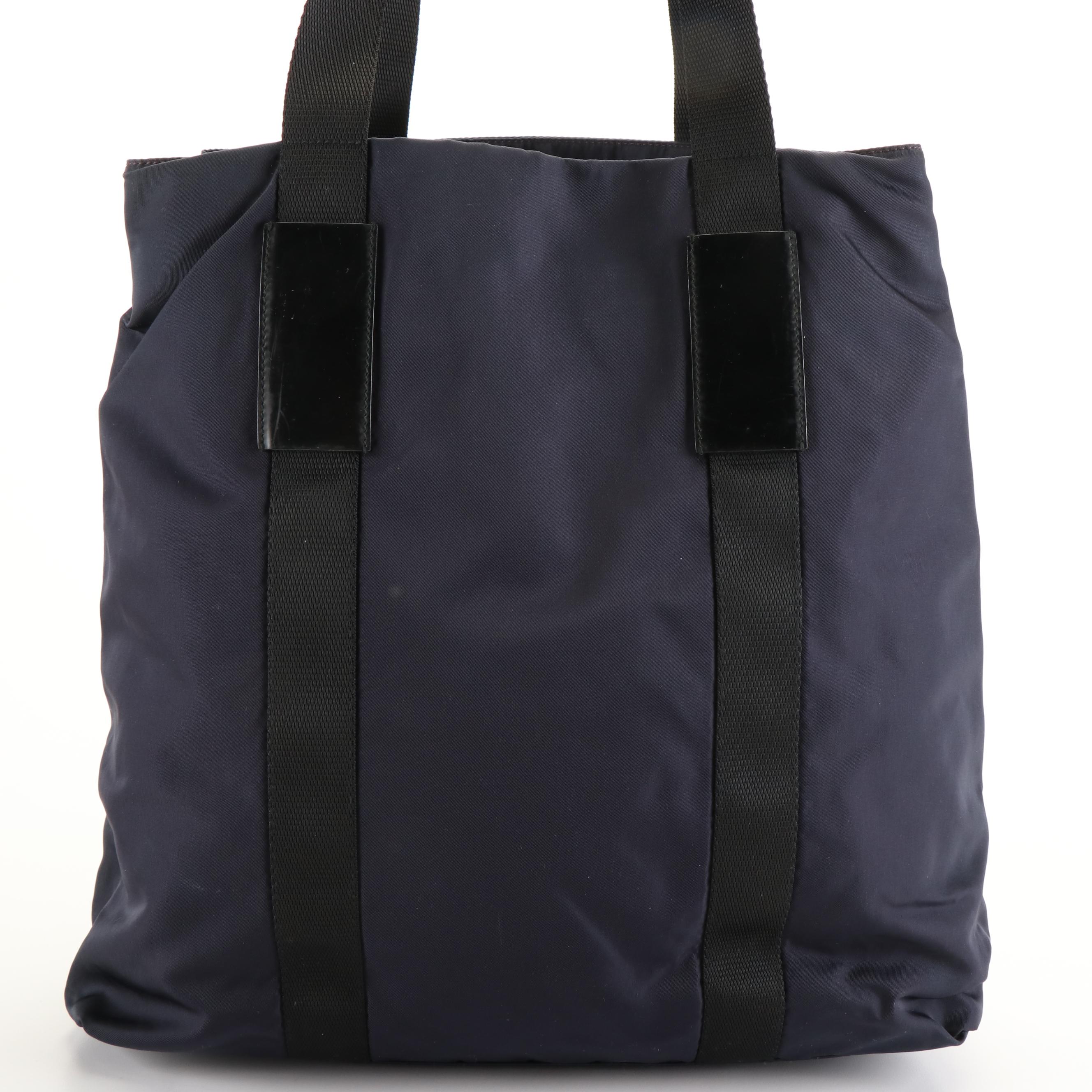 Prada Shoulder Tote Bag in Tessuto Nylon