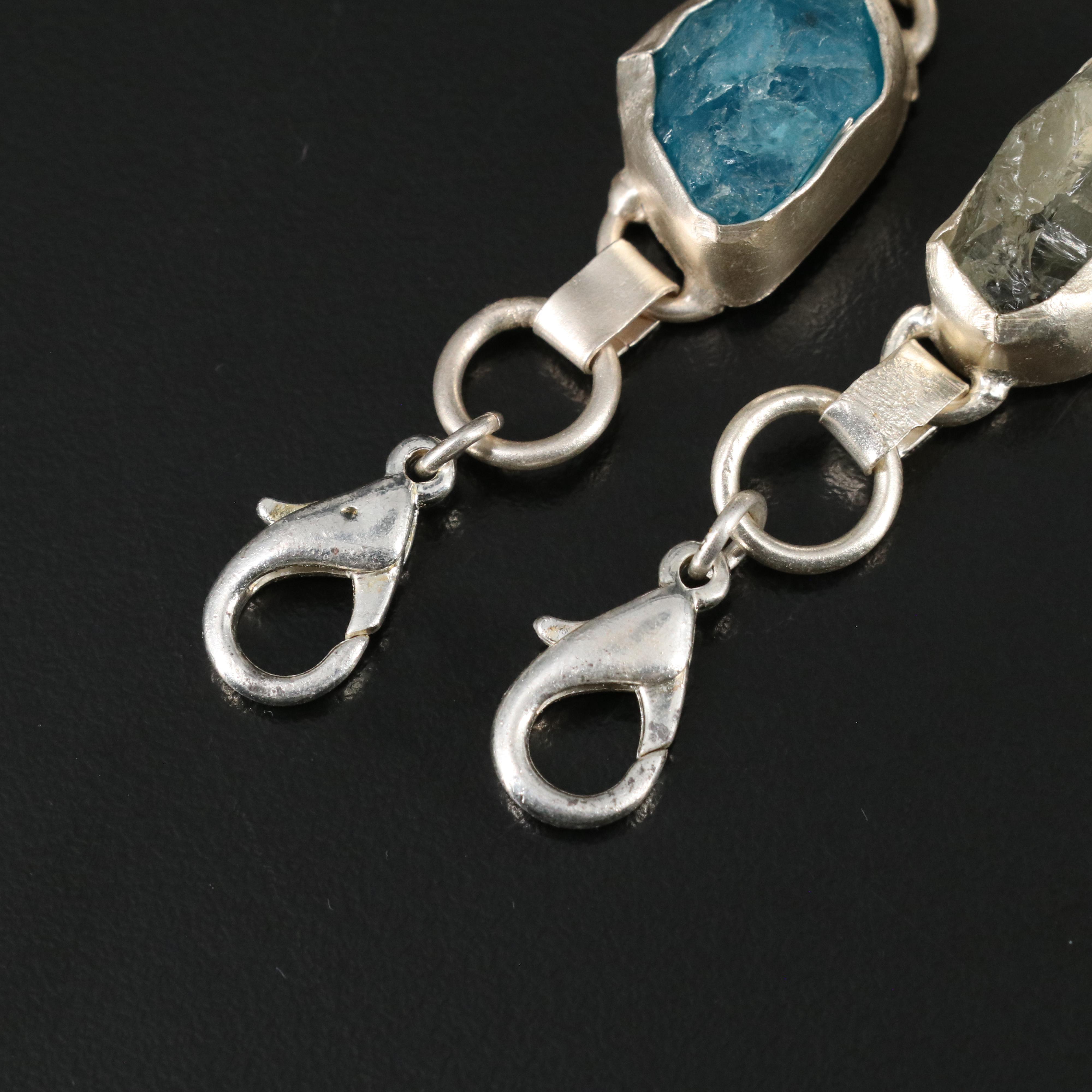 23 Silver Plated Bracelets, Rings, and Pendants