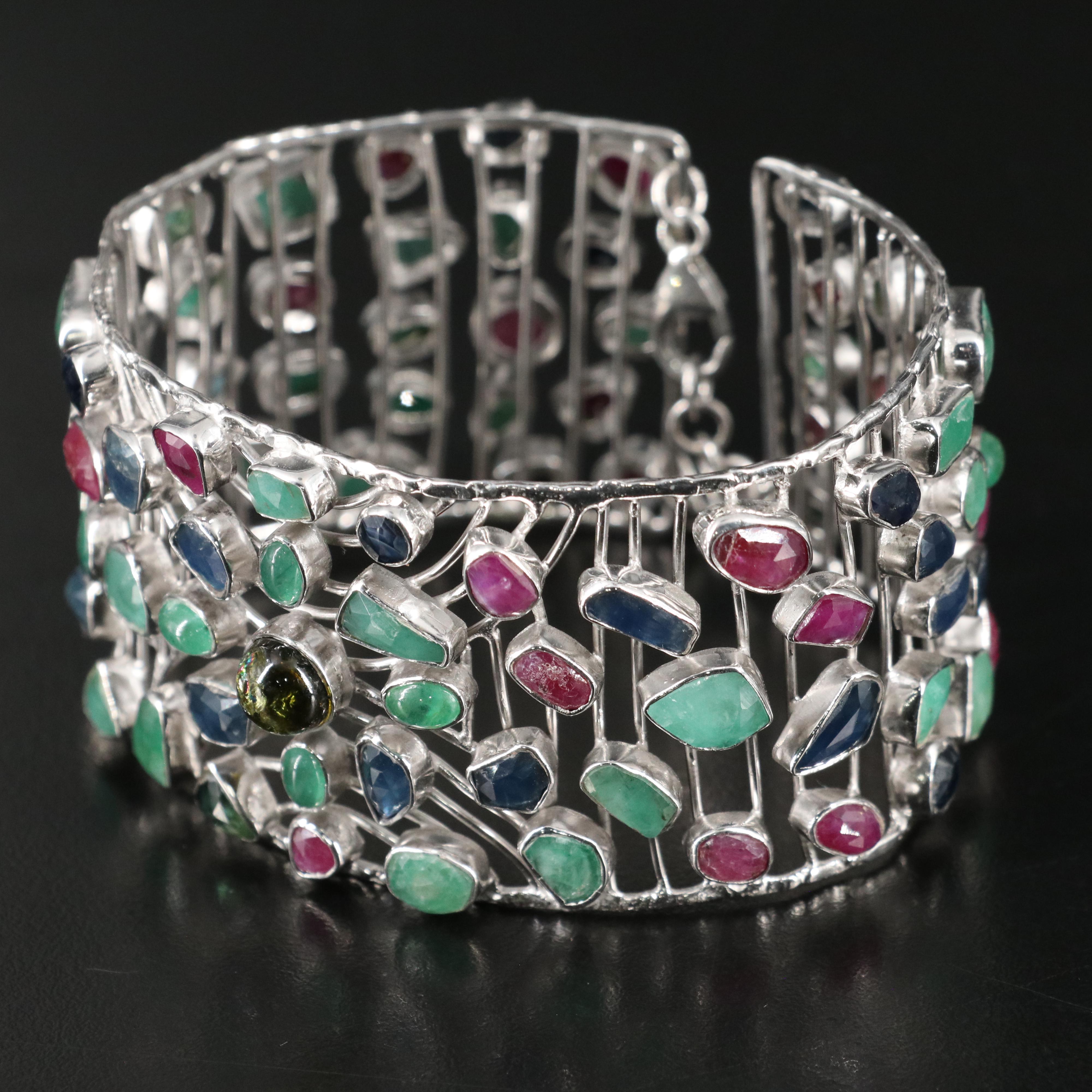 23 Silver Plated Bracelets, Rings, and Pendants