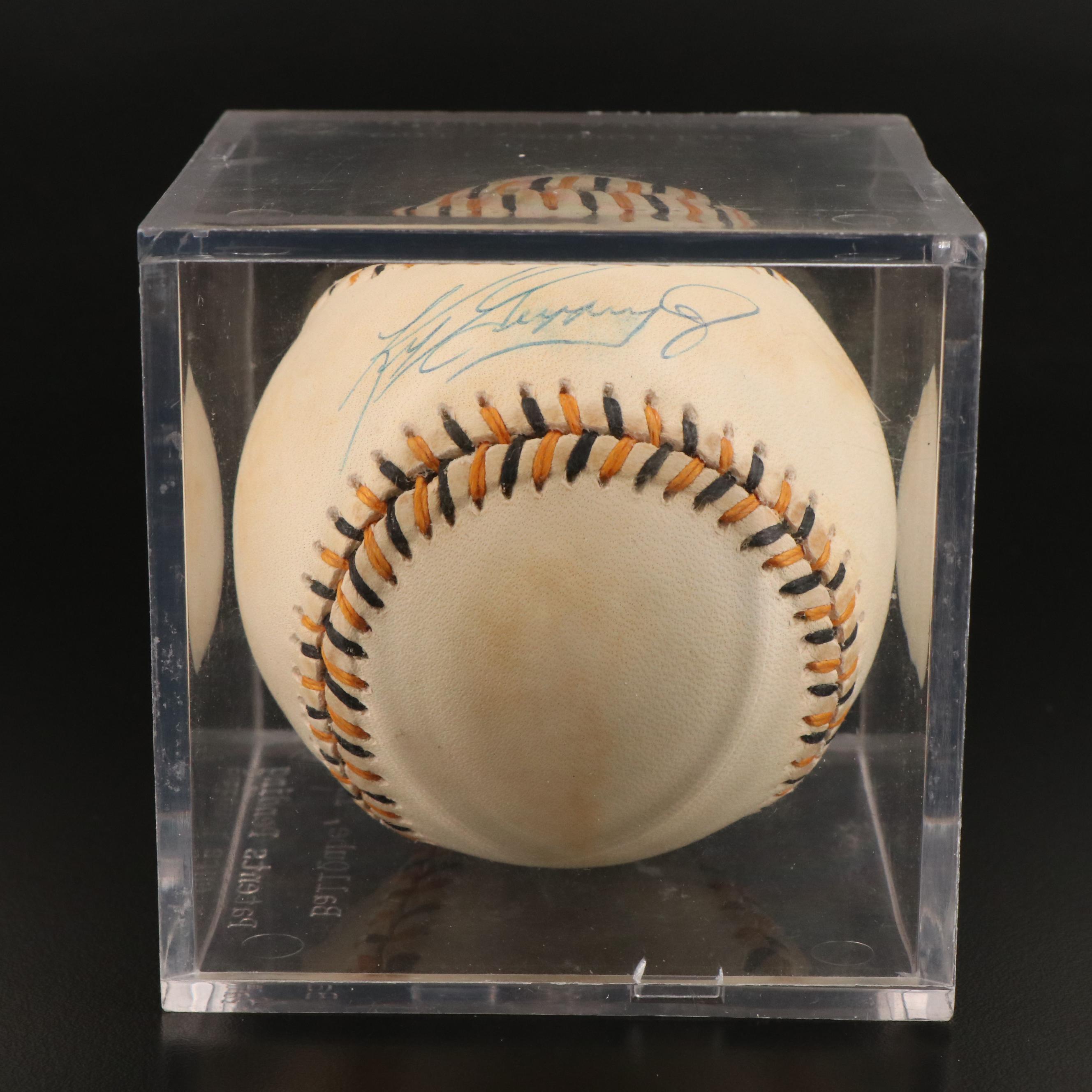 Ken Griffey Jr. Signed Rawlings 1994 Official All-Star Game Baseball and Display