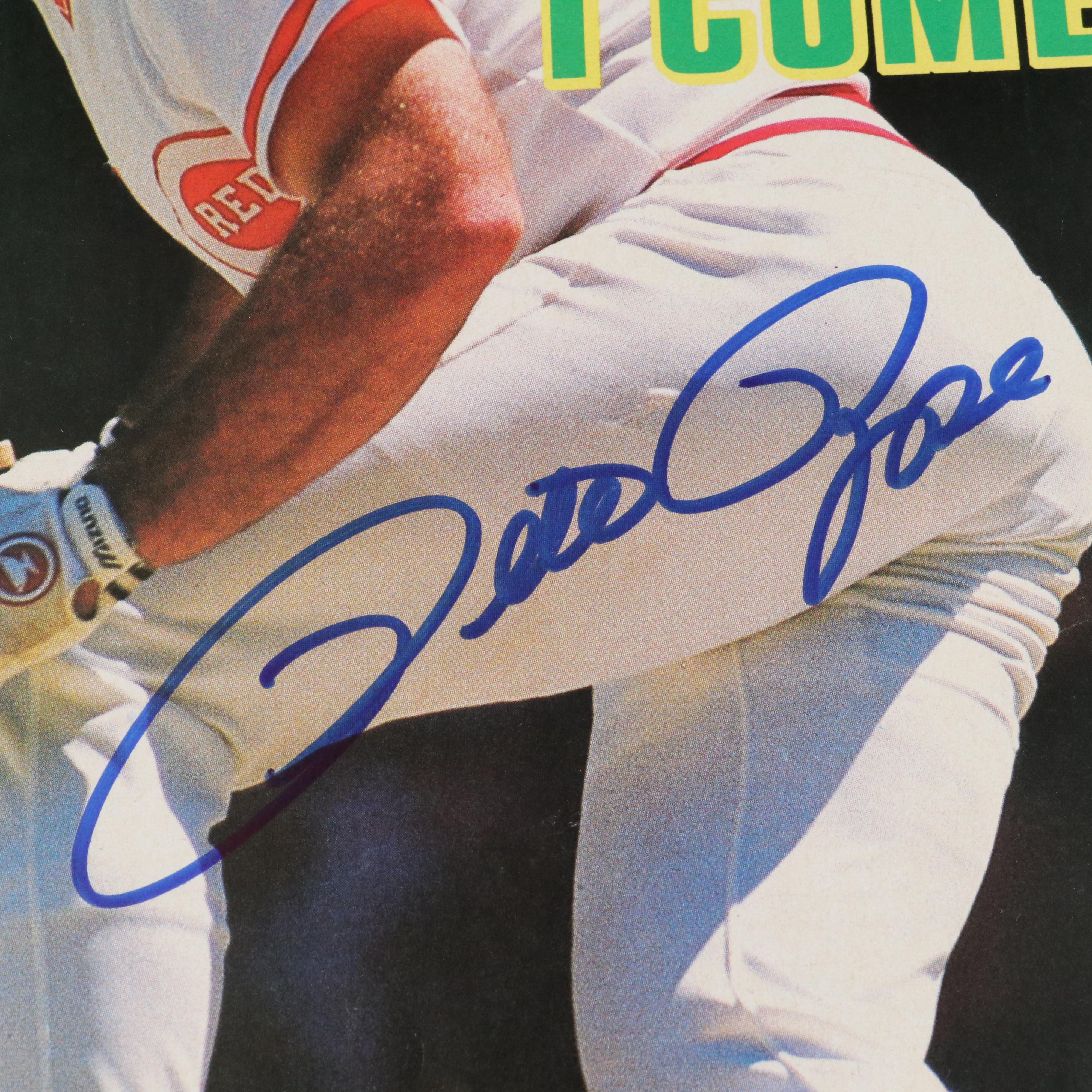 Pete Rose Signed Cincinnati Reds "Sports Illustrated" Baseball Magazine, PSA