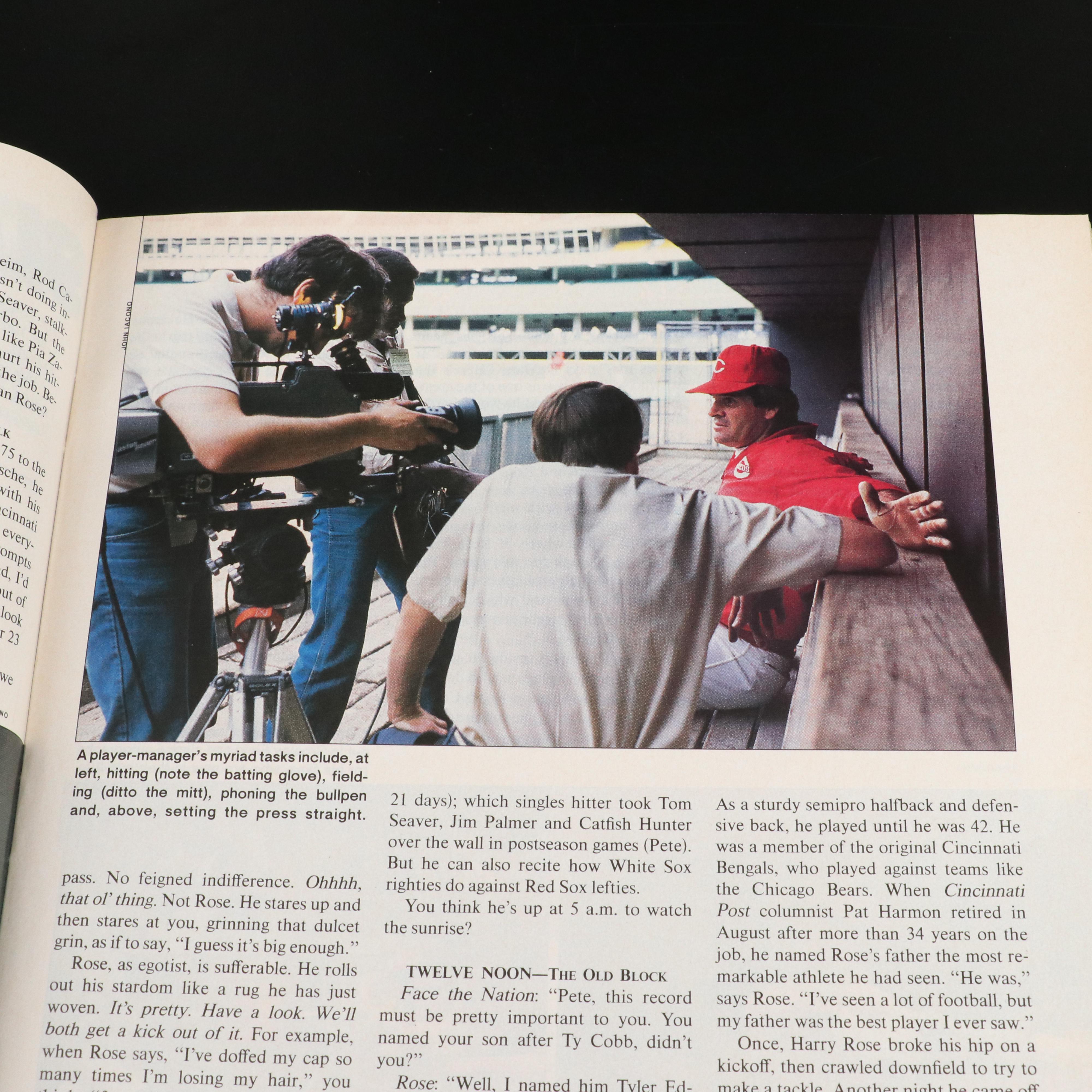 Pete Rose Signed Cincinnati Reds "Sports Illustrated" Baseball Magazine, PSA