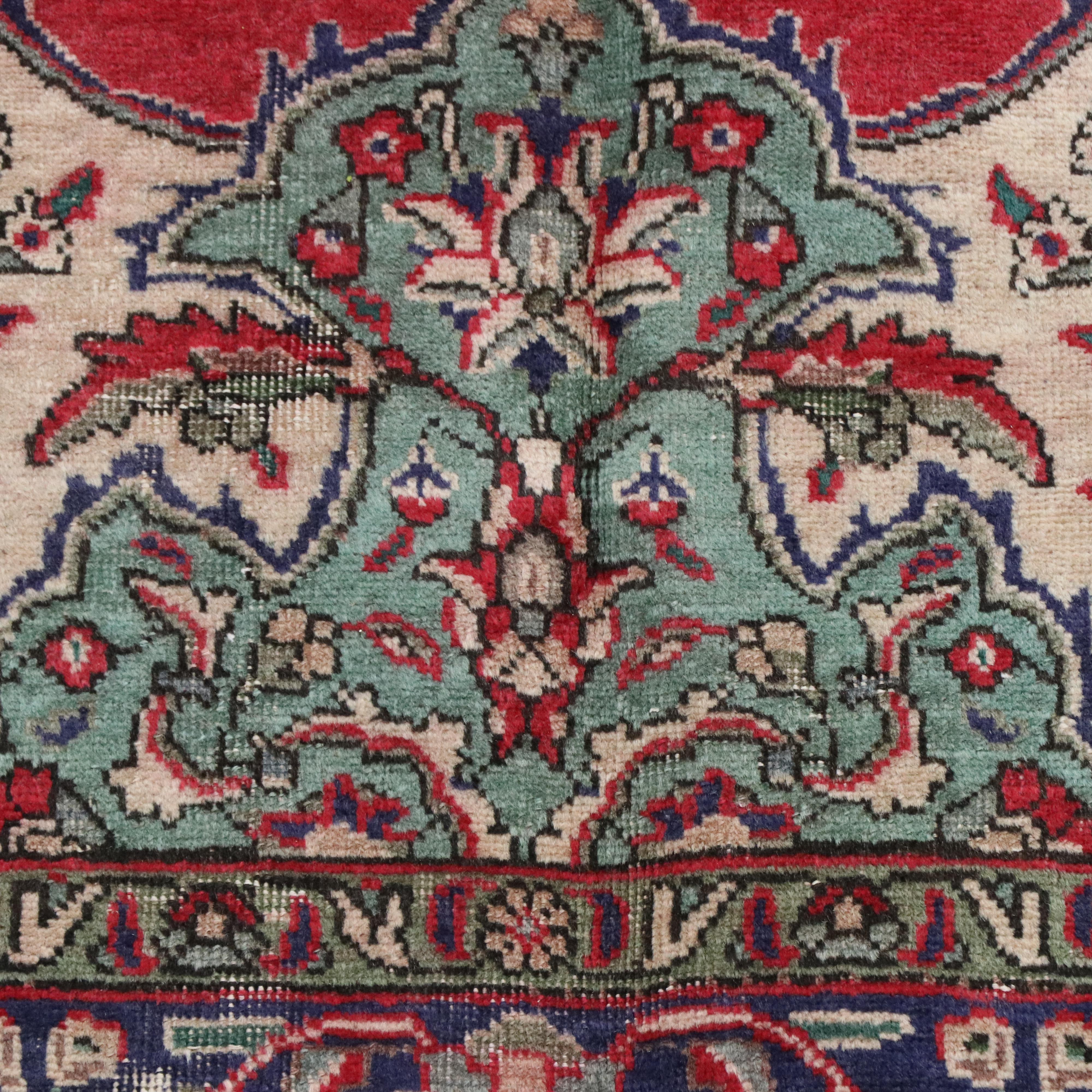 6'9 x 9'9 Hand-Knotted Persian Tabriz Area Rug