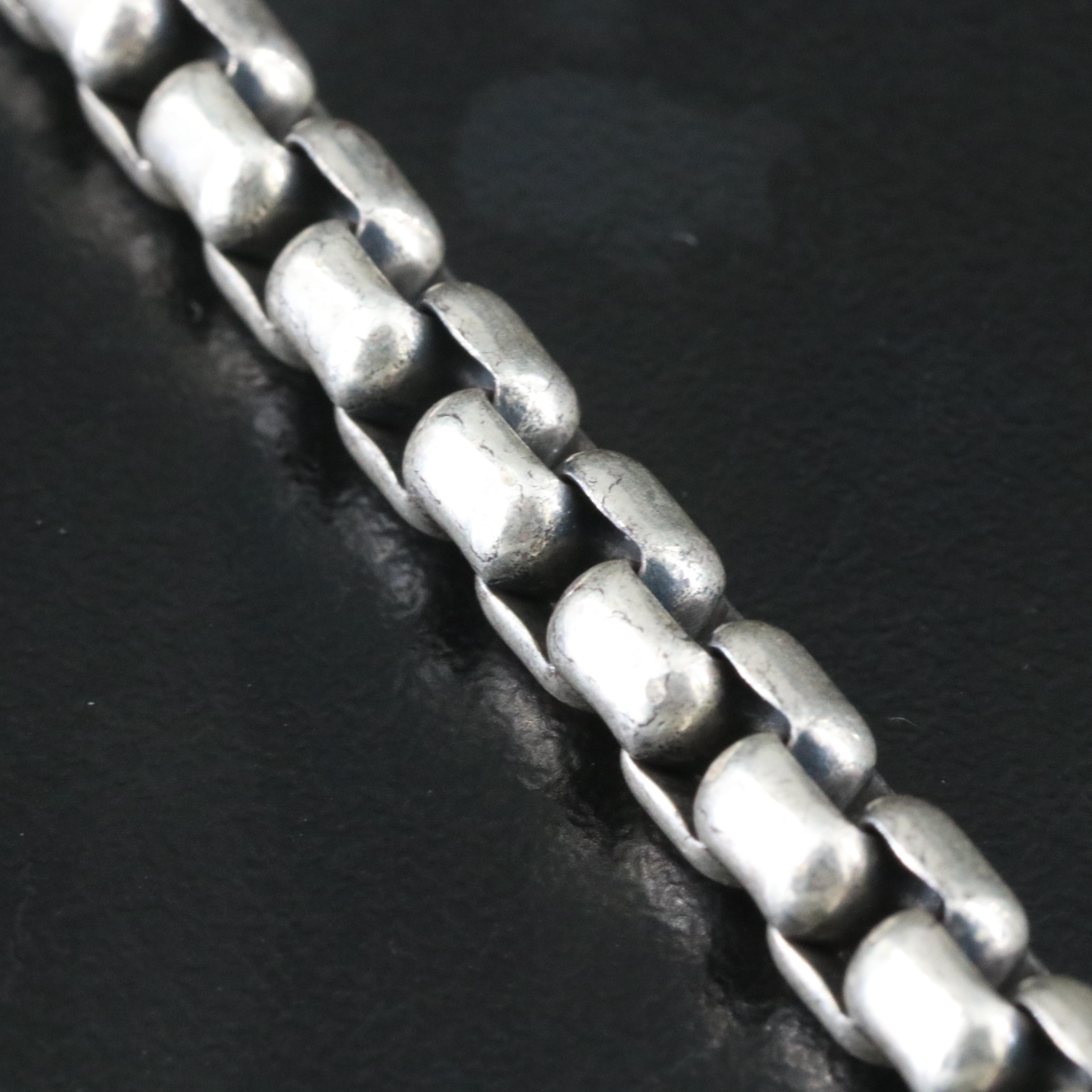 David Yurman Sterling Box Chain Bracelet
