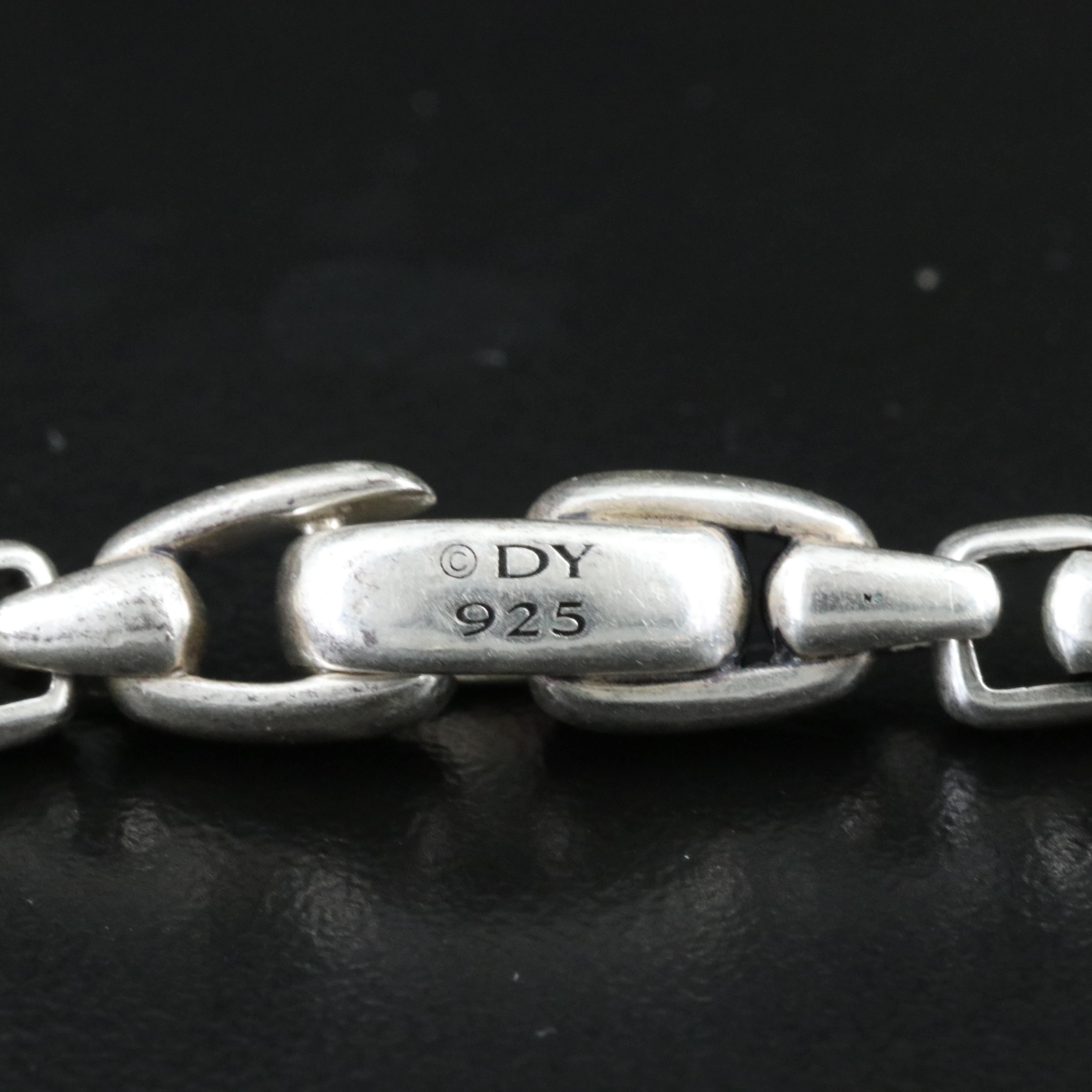 David Yurman Sterling Box Chain Bracelet