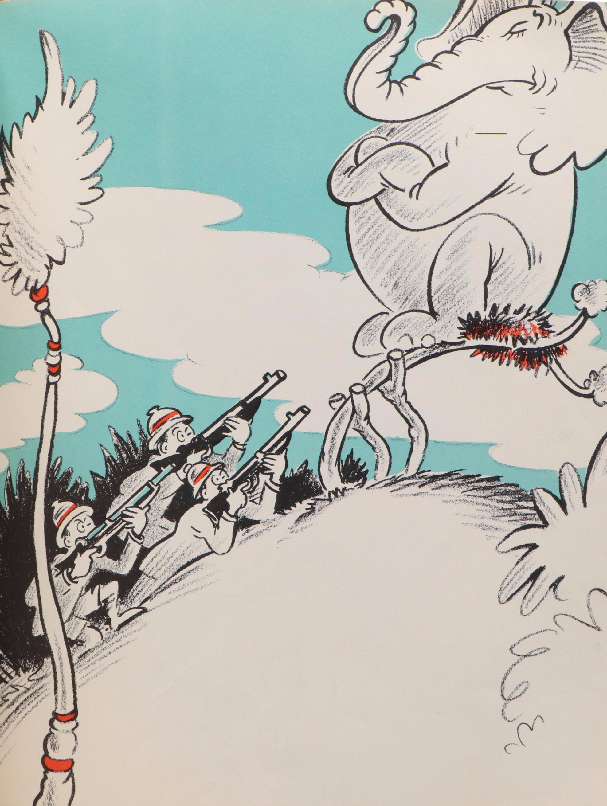 Illustrated "Horton Hatches the Egg" by Dr. Seuss, 1940
