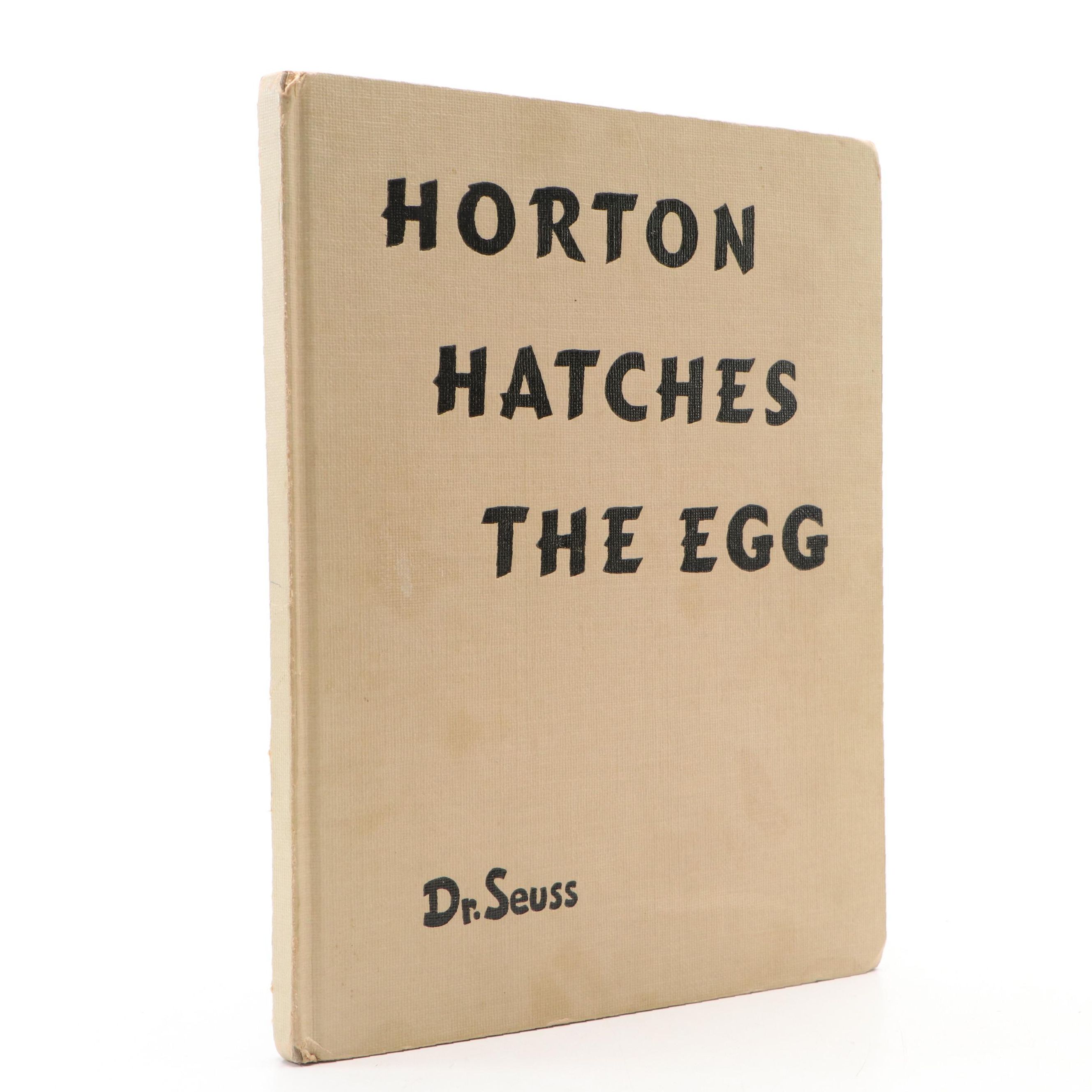 Illustrated "Horton Hatches the Egg" by Dr. Seuss, 1940