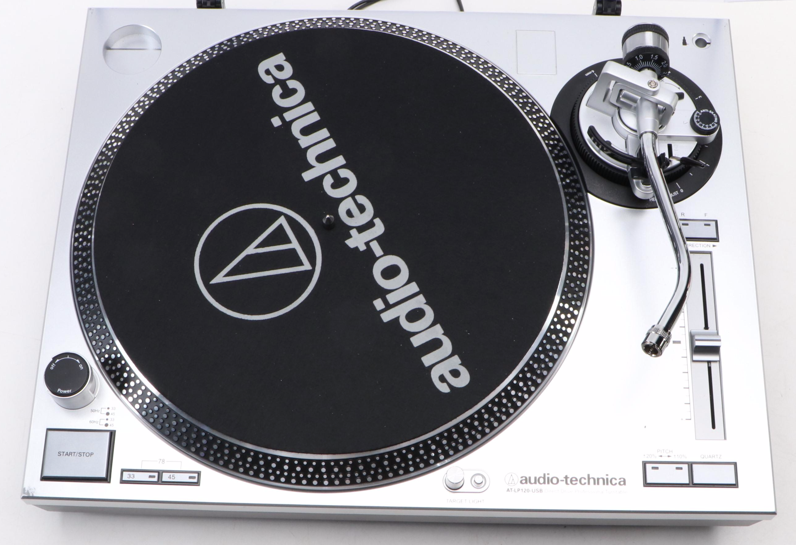 Audio-Technica AT-LP120-USB Direct Drive Professional Turntable