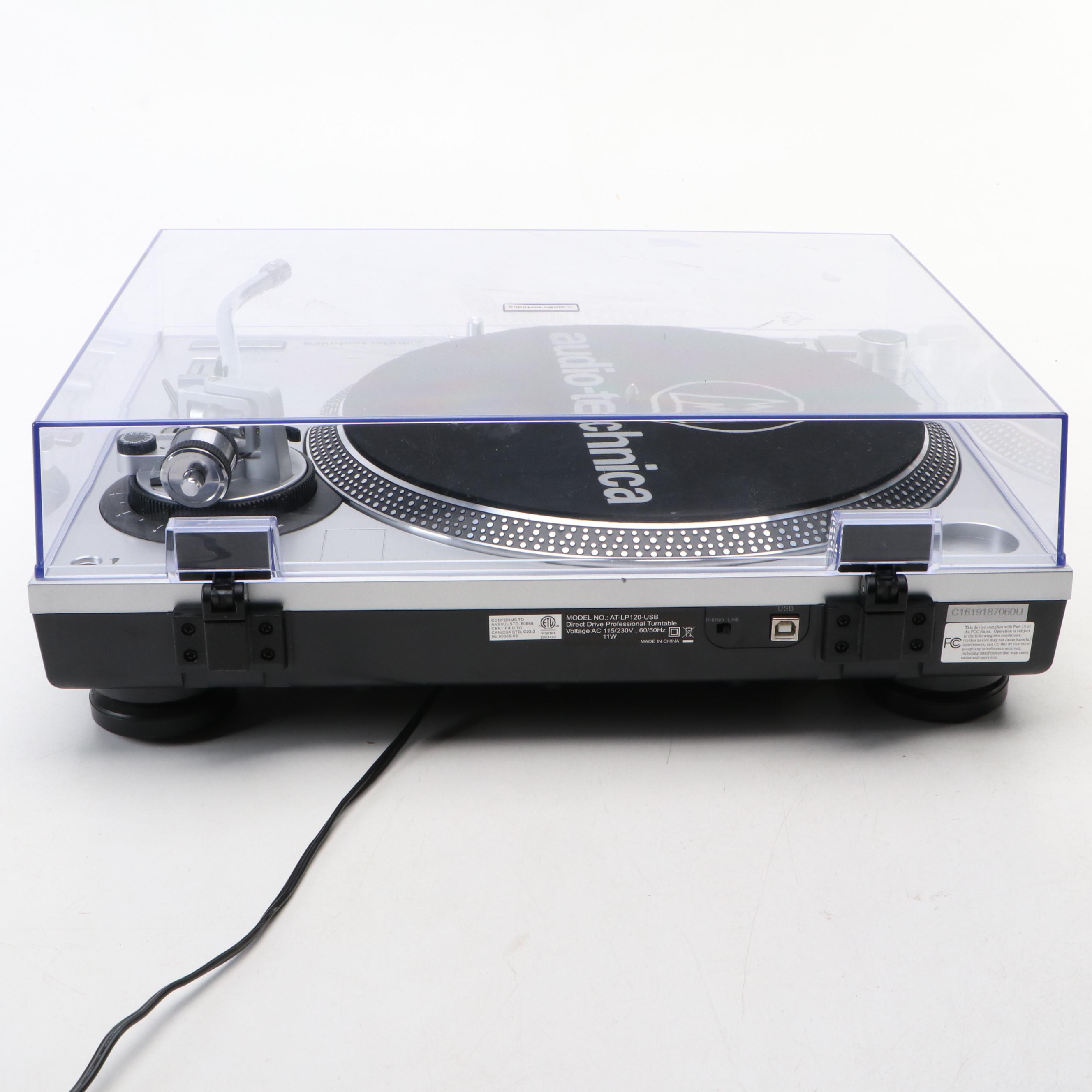 Audio-Technica AT-LP120-USB Direct Drive Professional Turntable