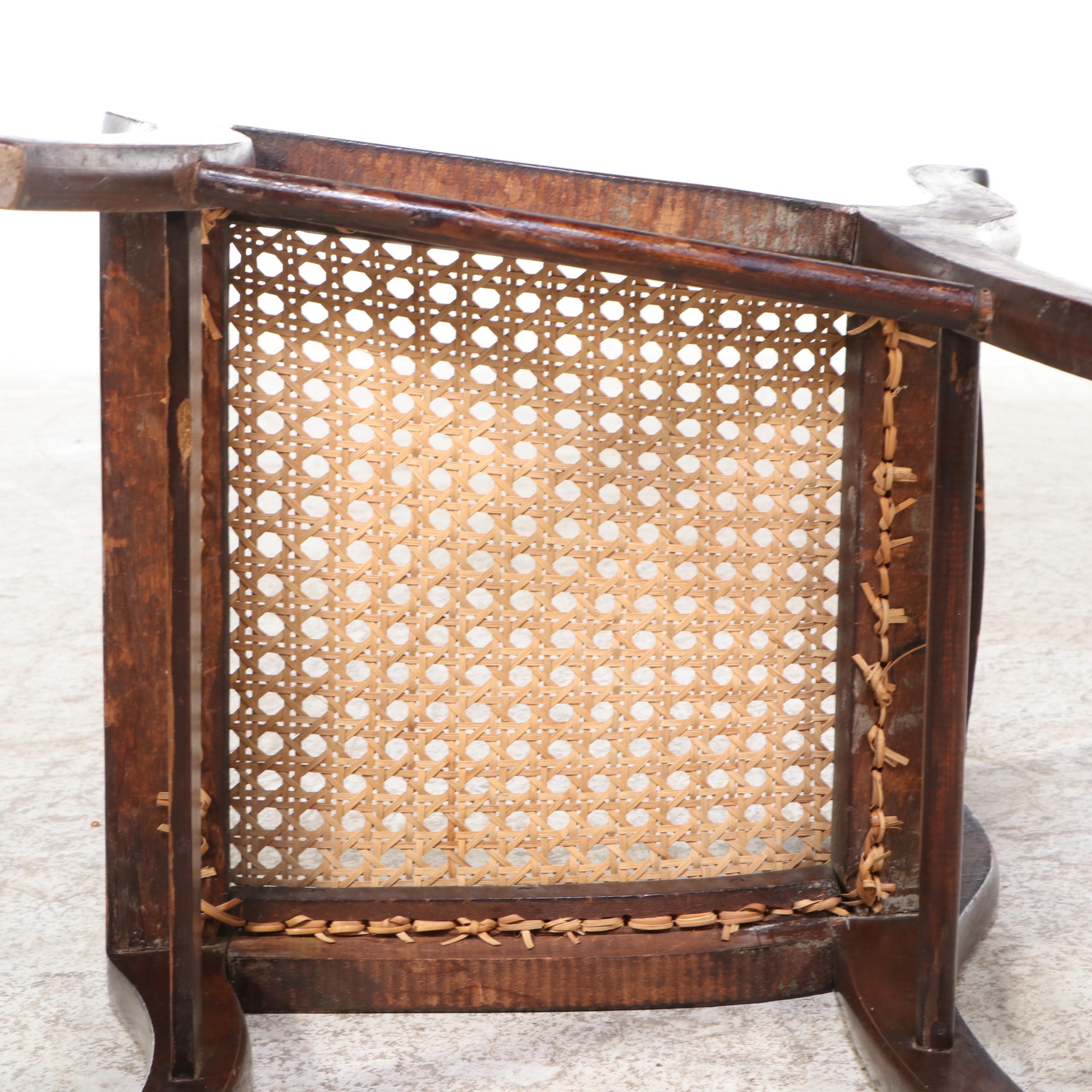 Victorian Ladderback Side Chair, Late 19th Century