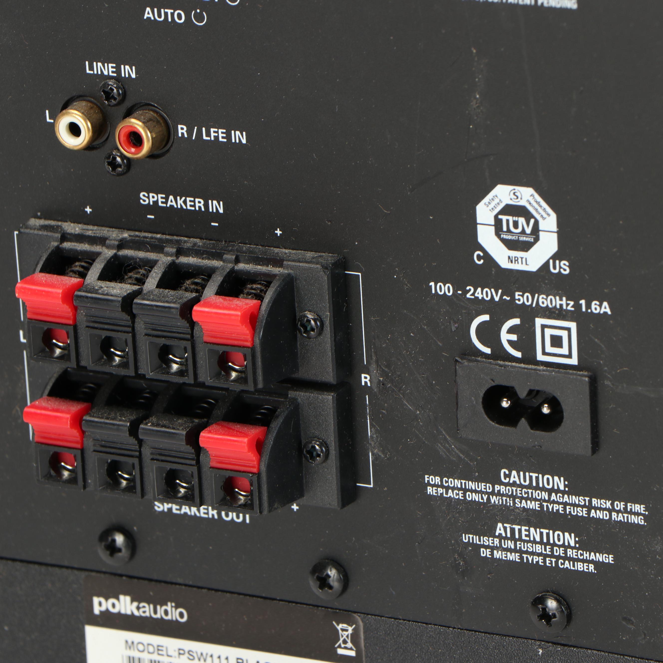 Samsung Subwoofer with Paradigm Bookshelf Speakers and More