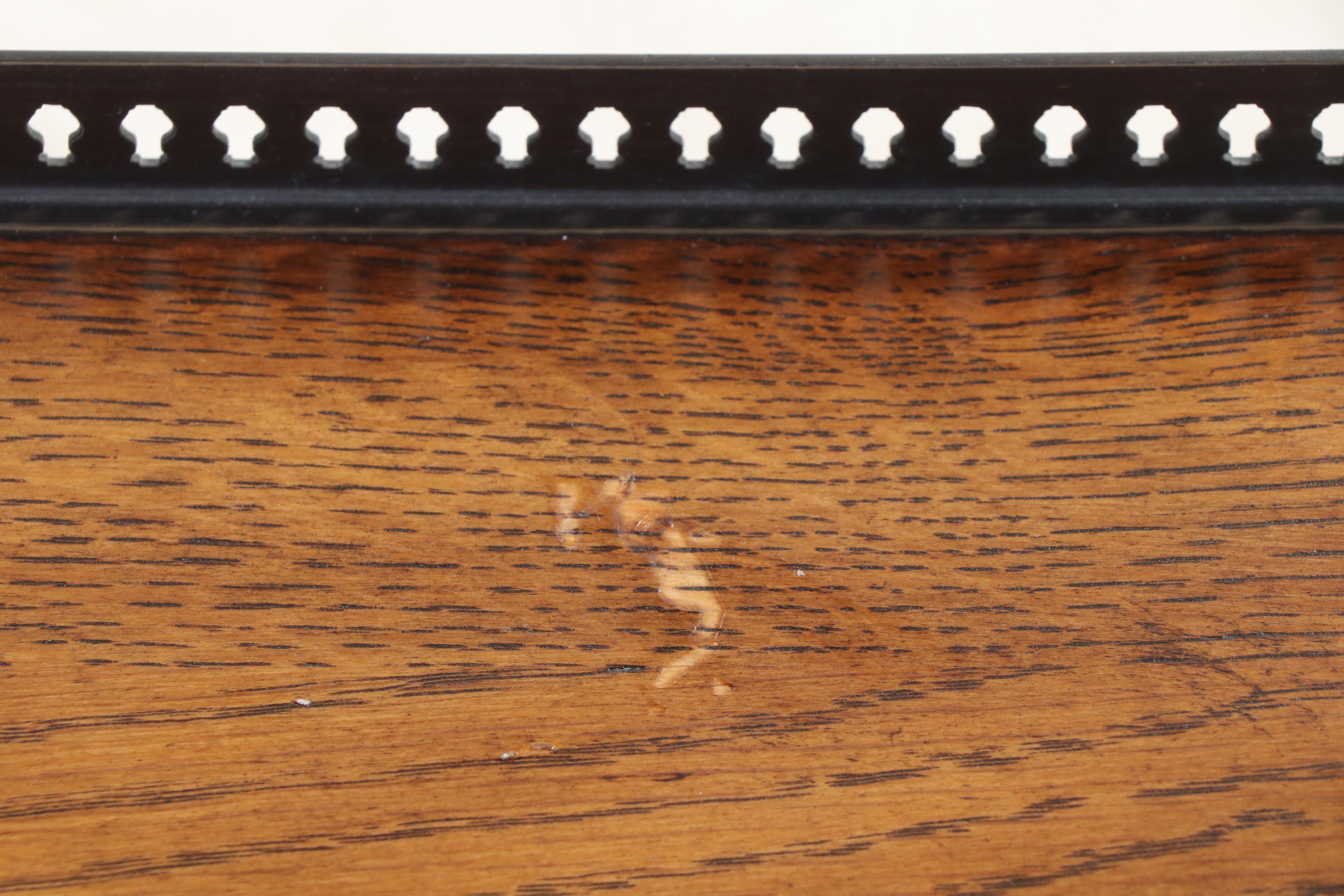 Theodore Alexander Louis XV Style "The Narrow" Console Table with Gallery Rail