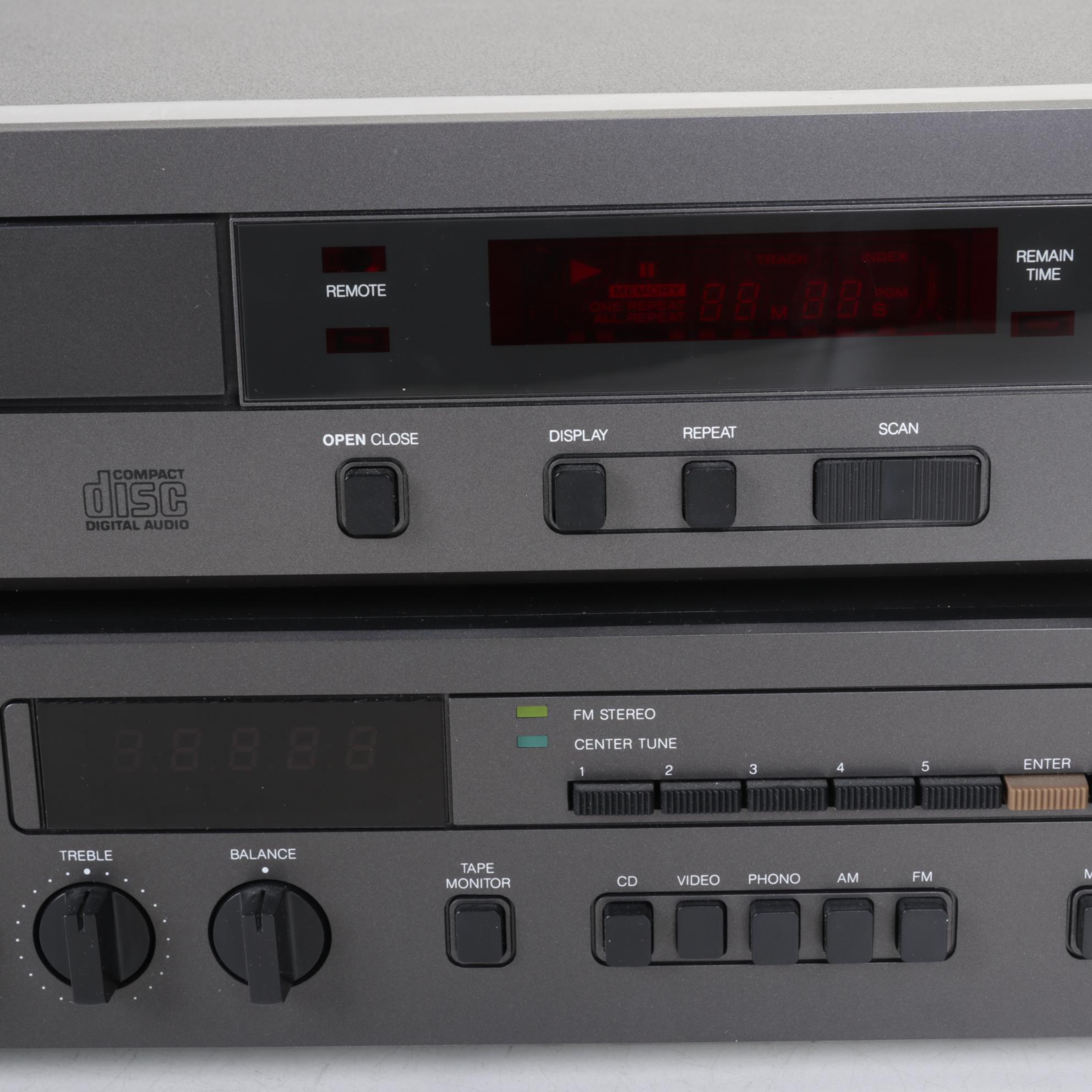 NAD Electronics Stereo Receiver and Compact Disc Player