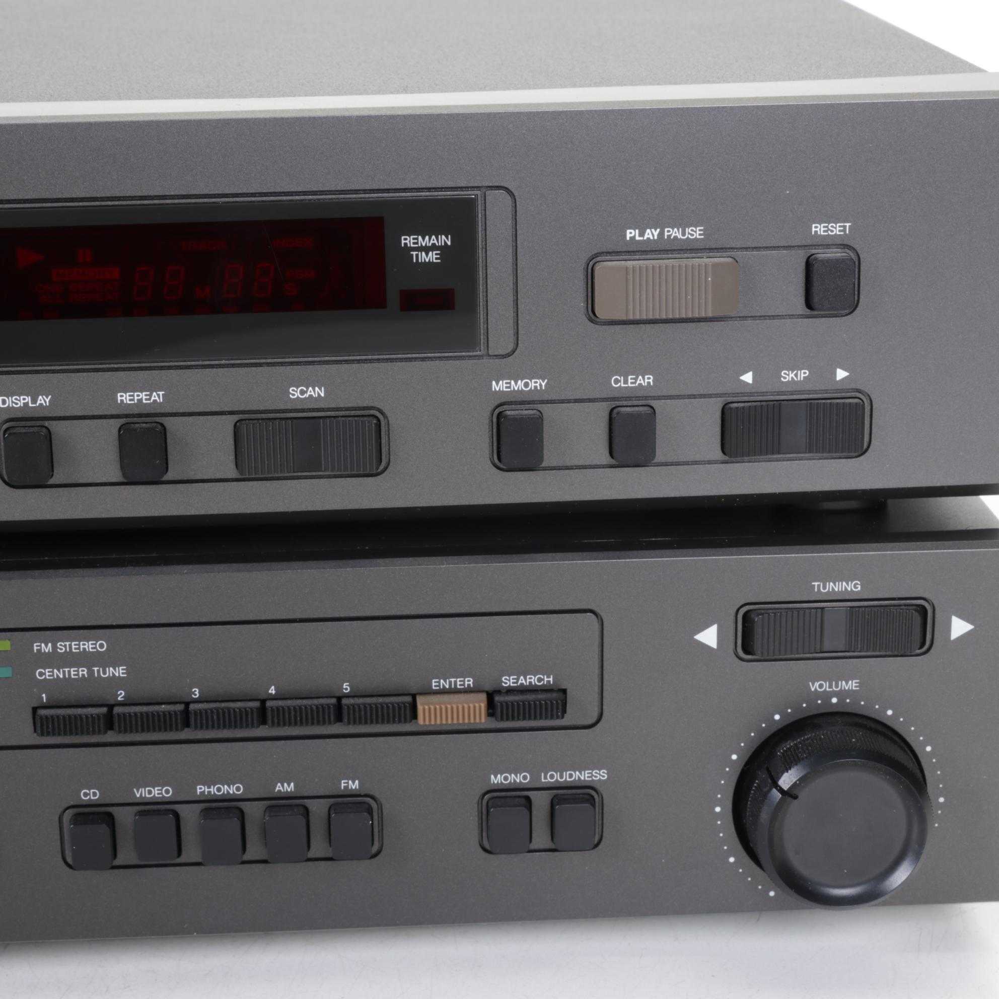 NAD Electronics Stereo Receiver and Compact Disc Player