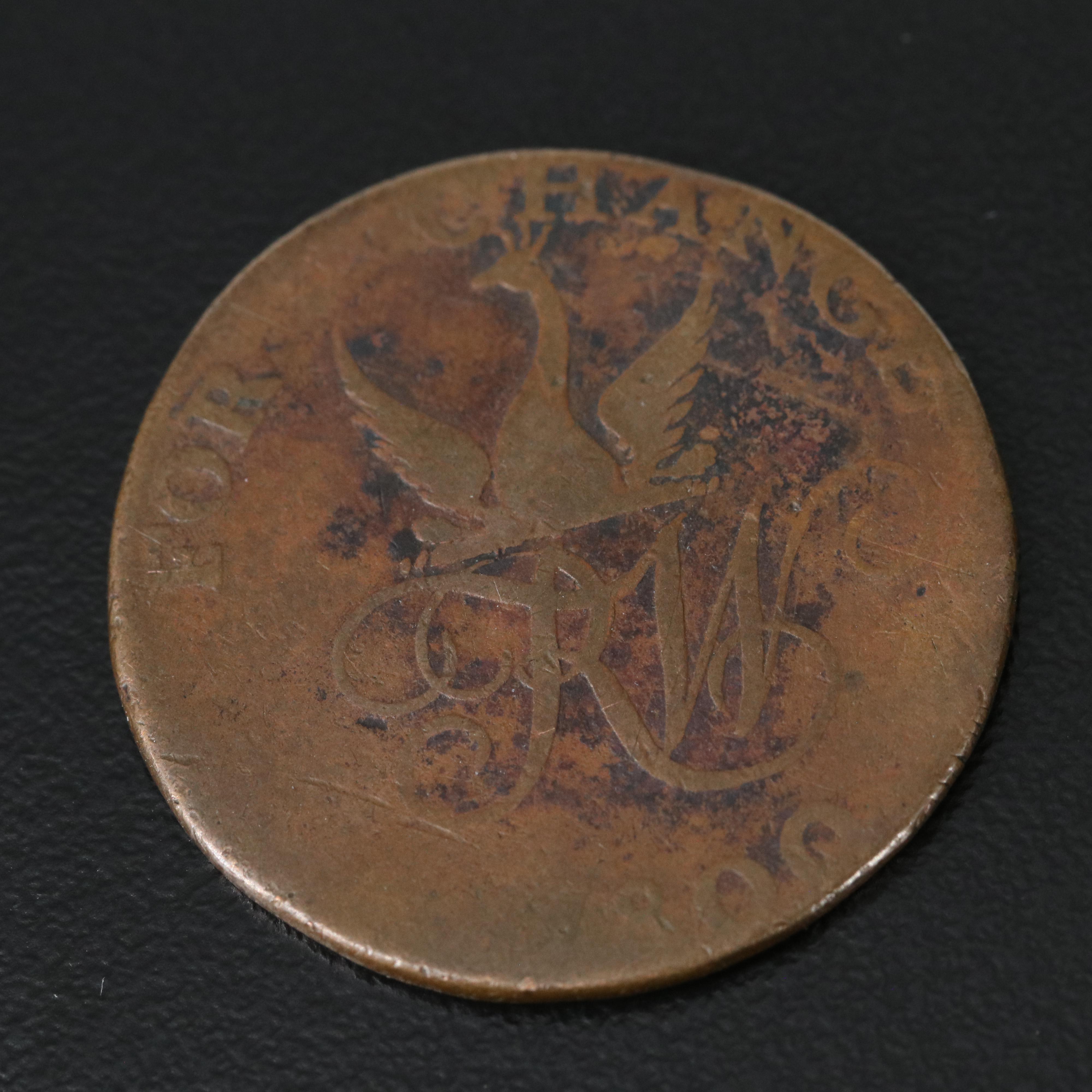 1800 Ireland 1/2 Penny RW Enniscorthy Token