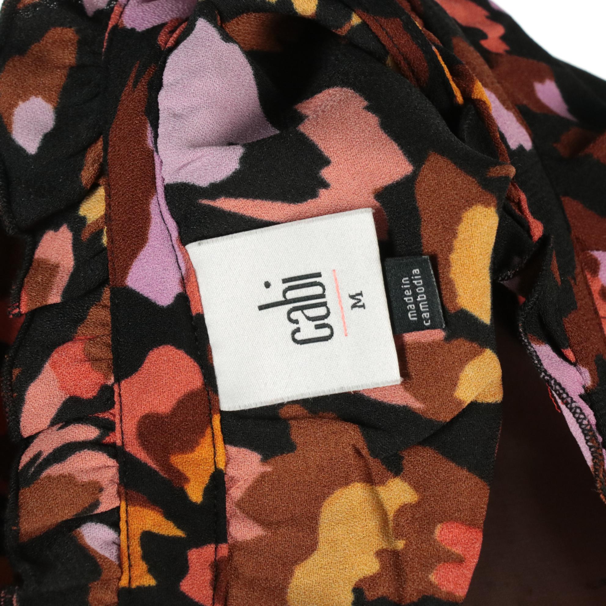 Cabi Floral Print Ruffled V-Neck Shift Dress and Miami B&W Pleated Flare Dress