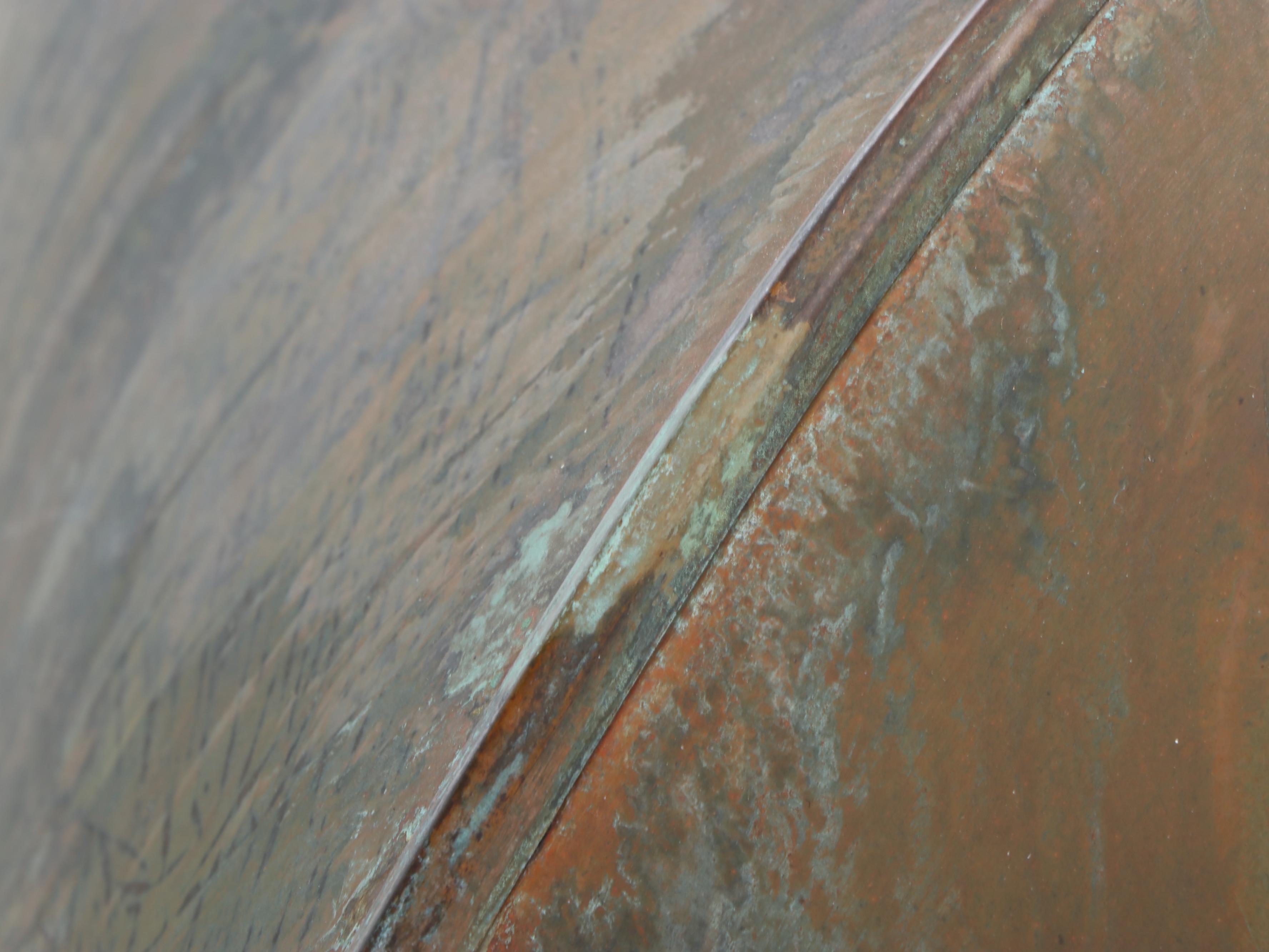 Metal Roofed Wooden Birdcage with Floral Motif