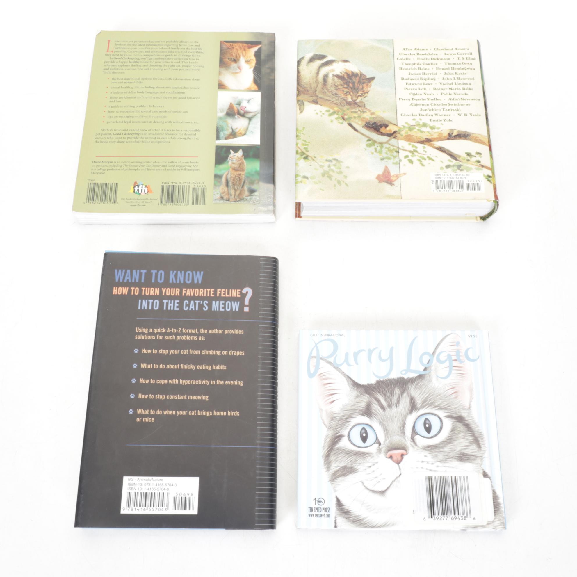 "The Little Big Book of Cats" First Edition in Set of Cat Guidebooks and More