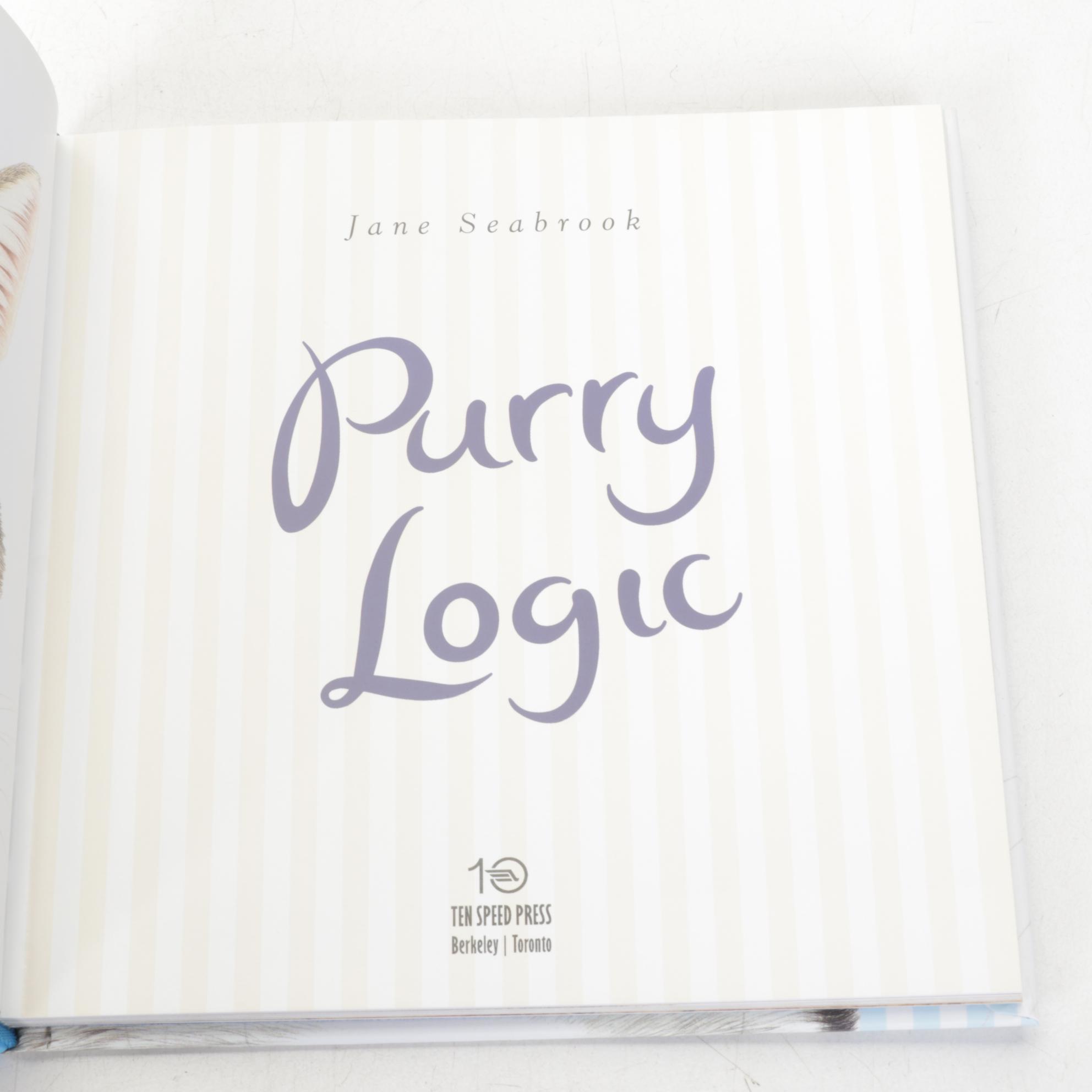 "The Little Big Book of Cats" First Edition in Set of Cat Guidebooks and More