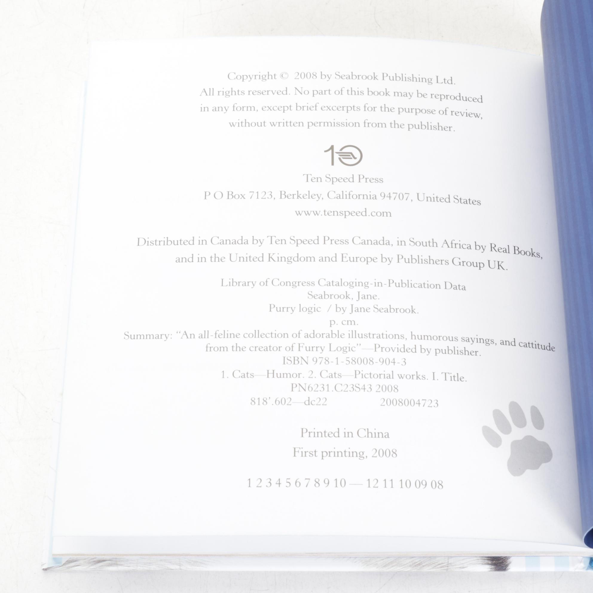 "The Little Big Book of Cats" First Edition in Set of Cat Guidebooks and More