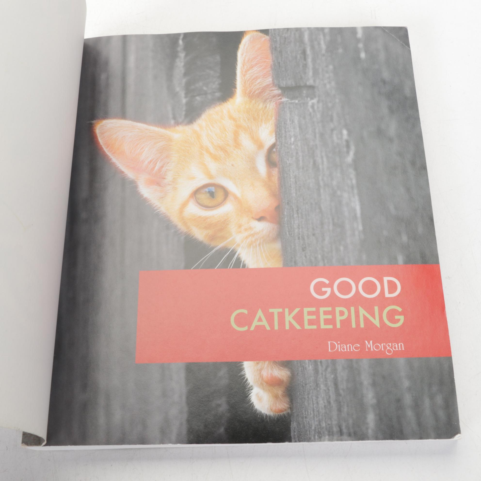 "The Little Big Book of Cats" First Edition in Set of Cat Guidebooks and More