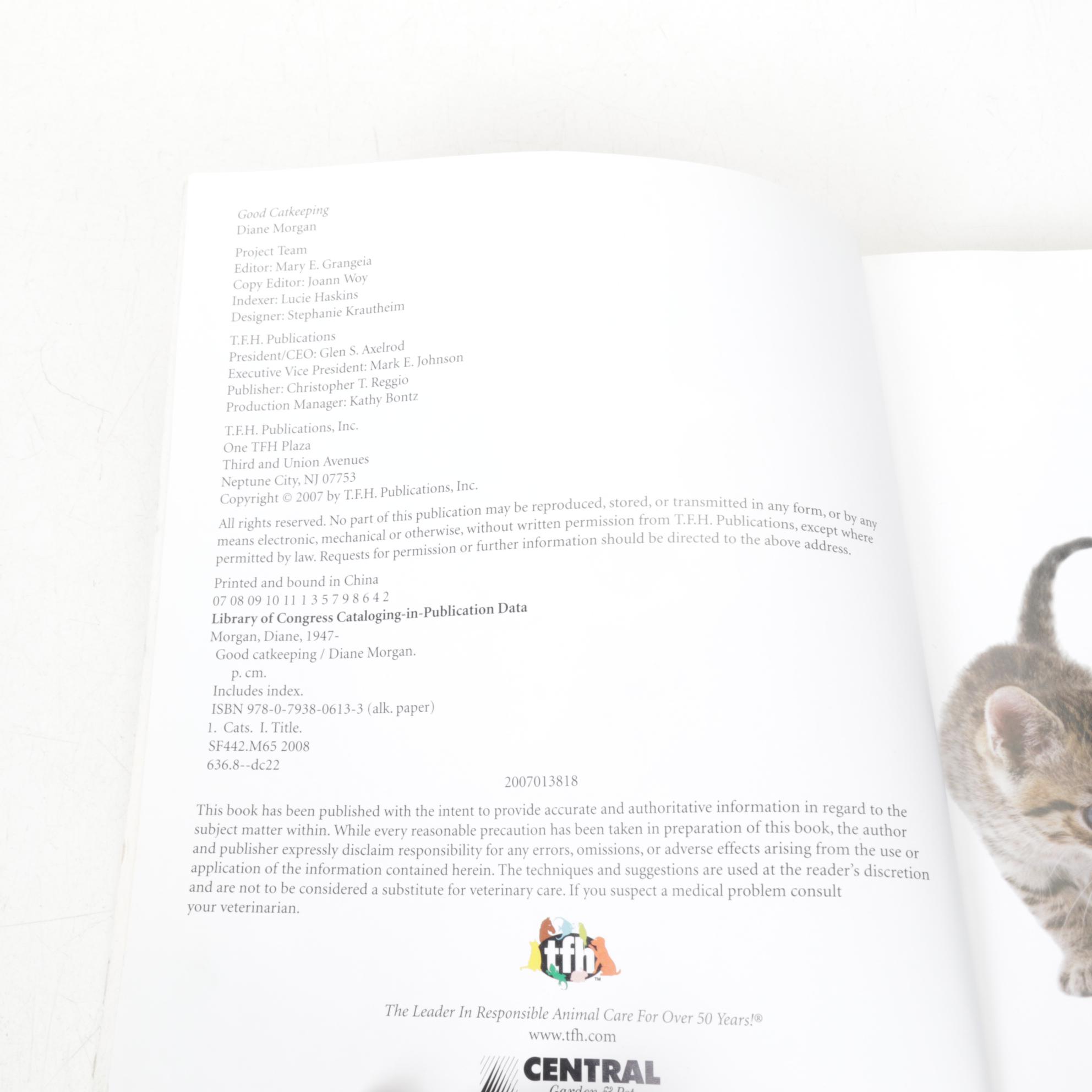 "The Little Big Book of Cats" First Edition in Set of Cat Guidebooks and More