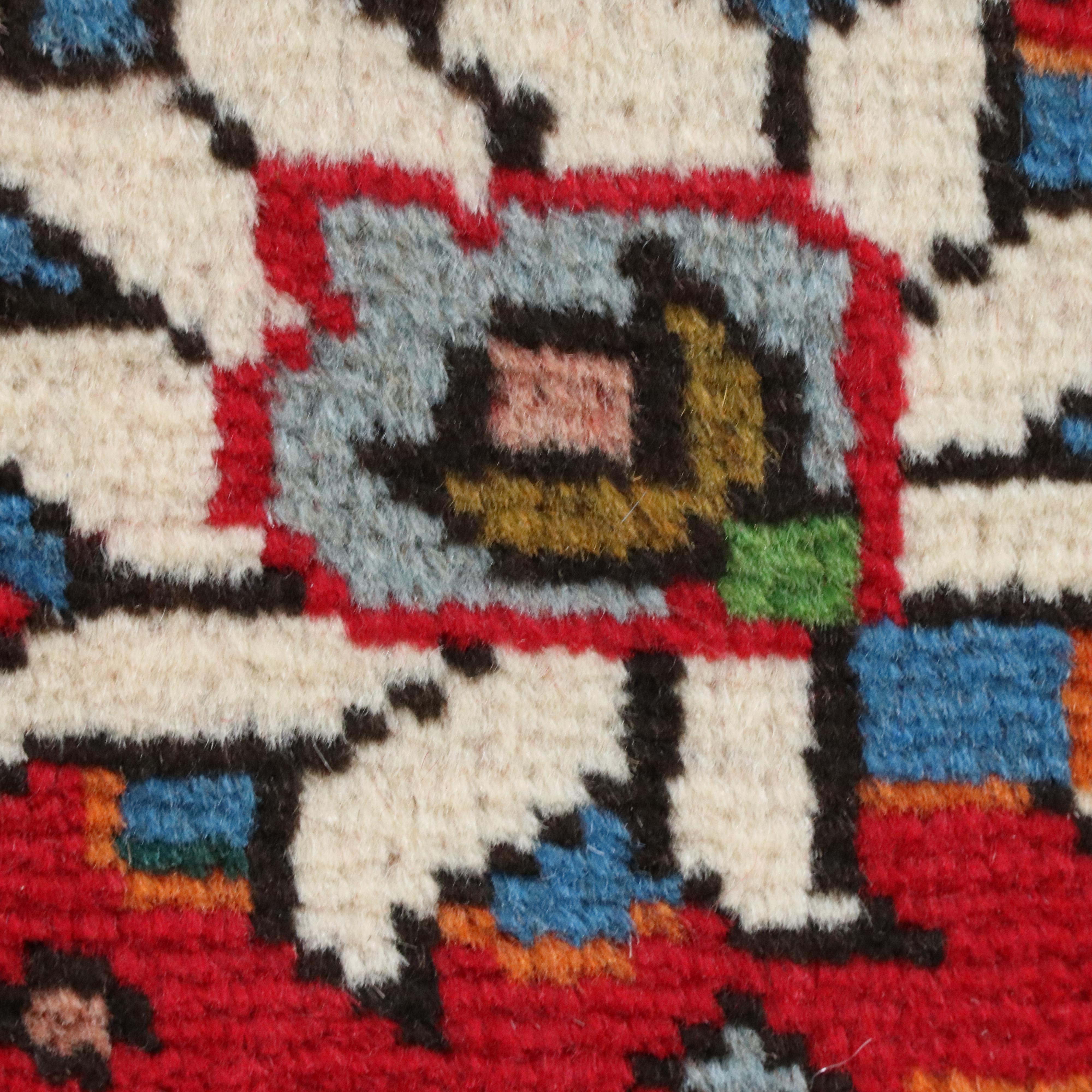 9'5 x 12'6 Hand-Knotted Persian Heriz Room Sized Rug