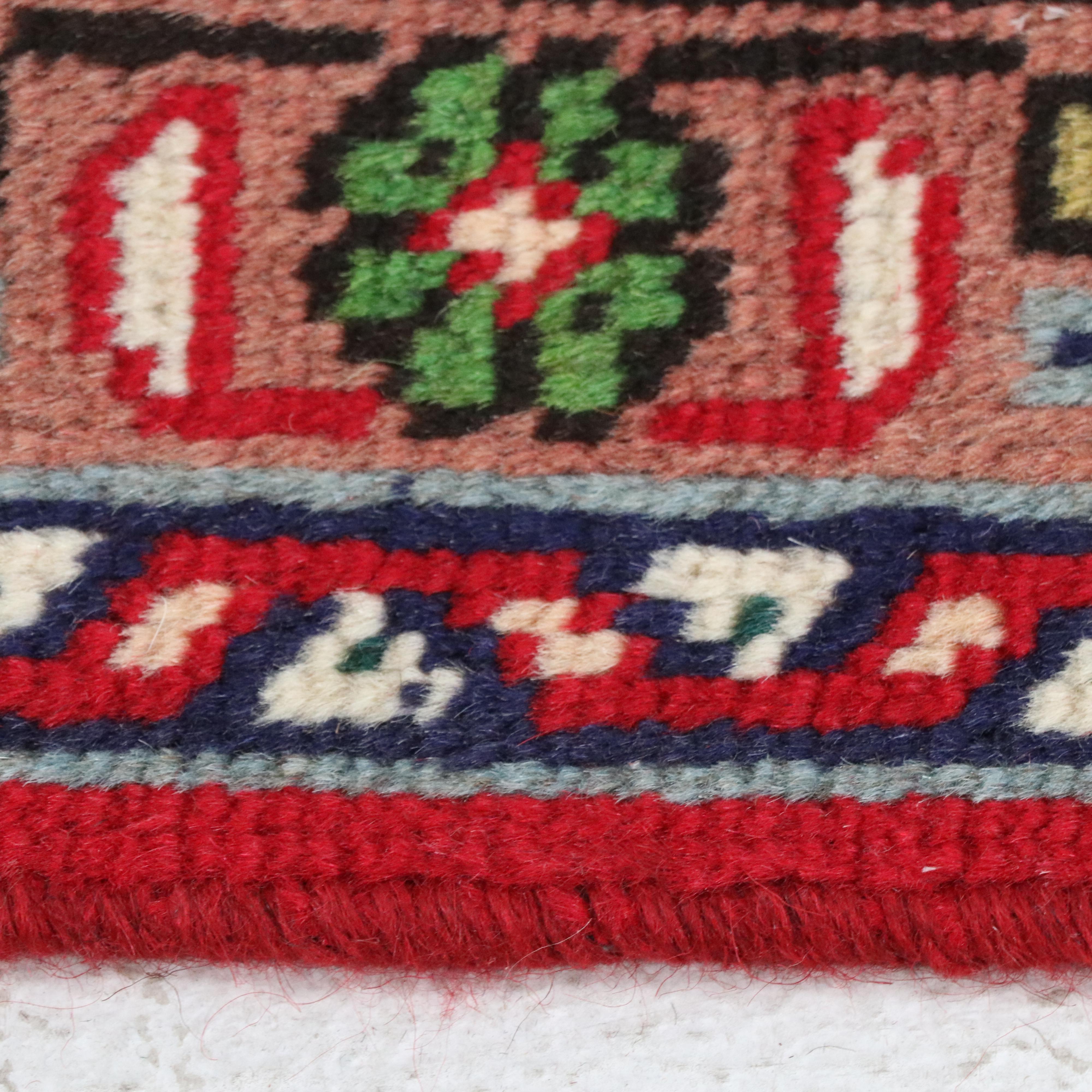 9'5 x 12'6 Hand-Knotted Persian Heriz Room Sized Rug